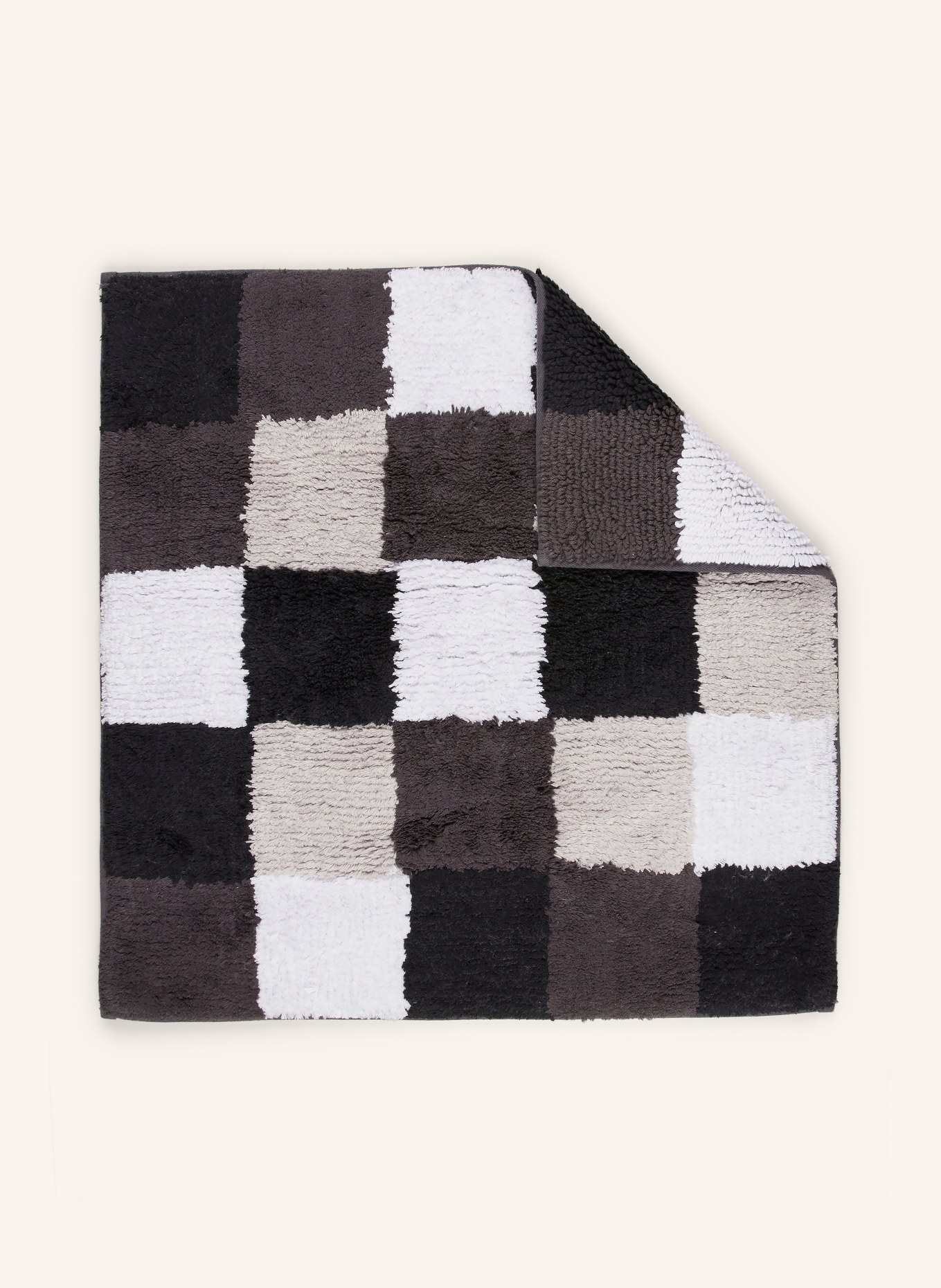 Cawö Badematte: SCHWARZ / GRAU / WEISS