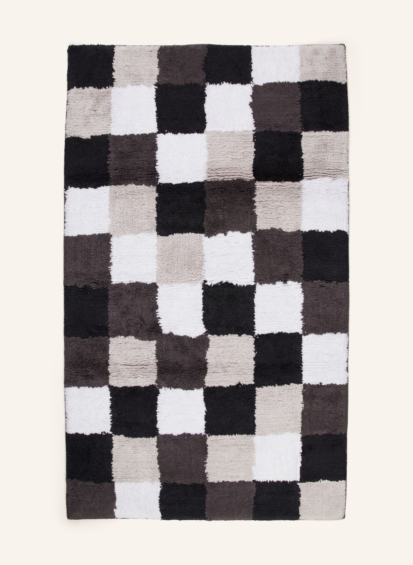 Cawö Badematte: SCHWARZ / GRAU / WEISS