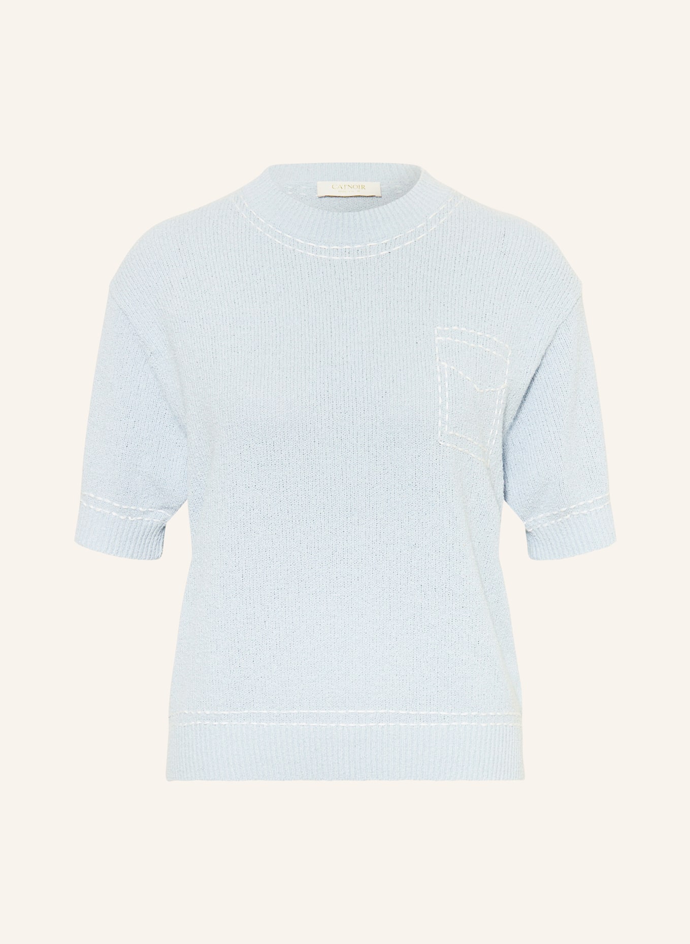 CATNOIR knit shirt: LIGHT BLUE
