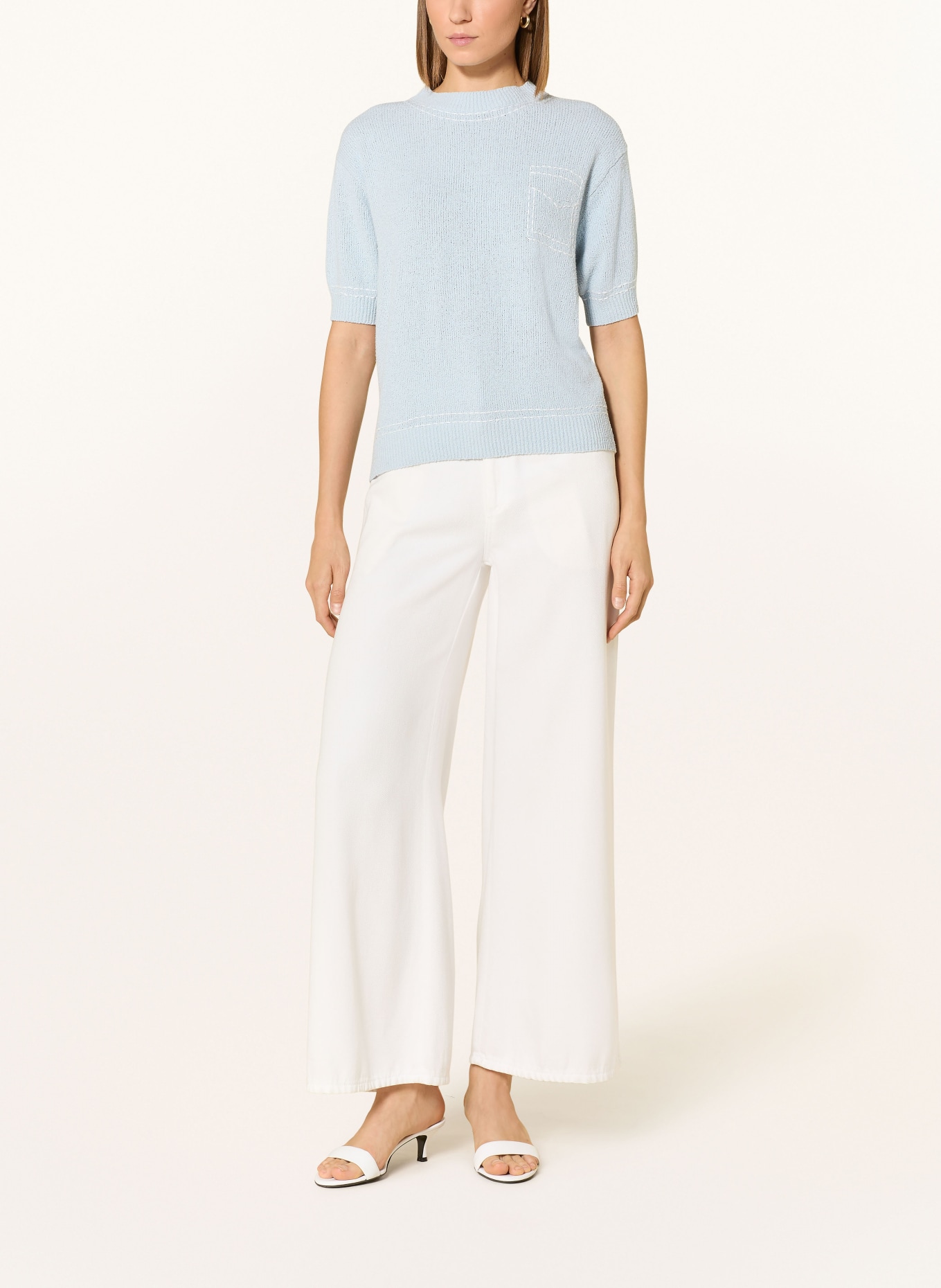 CATNOIR knit shirt: LIGHT BLUE