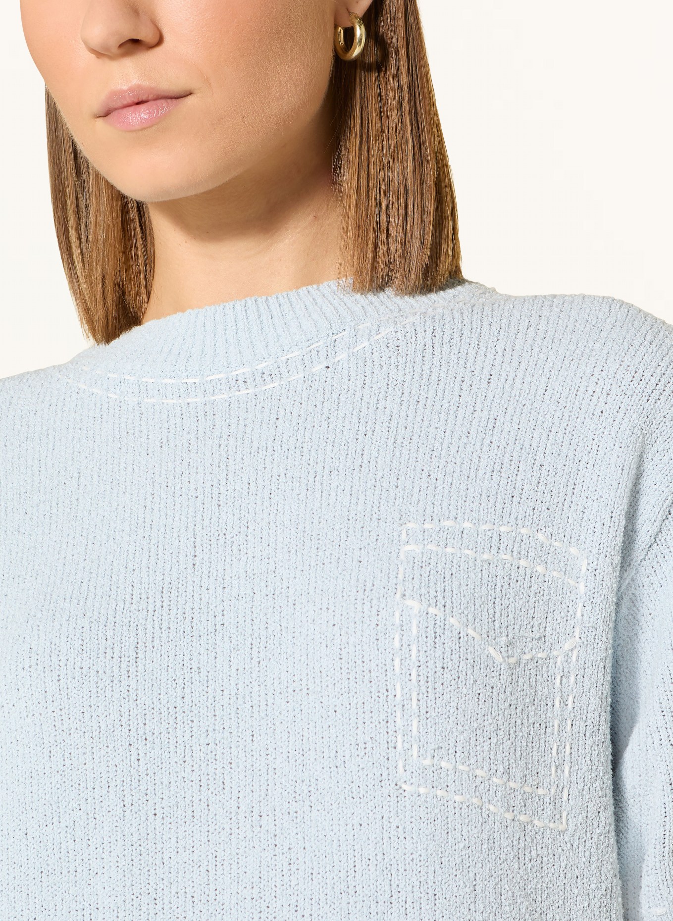 CATNOIR knit shirt: LIGHT BLUE