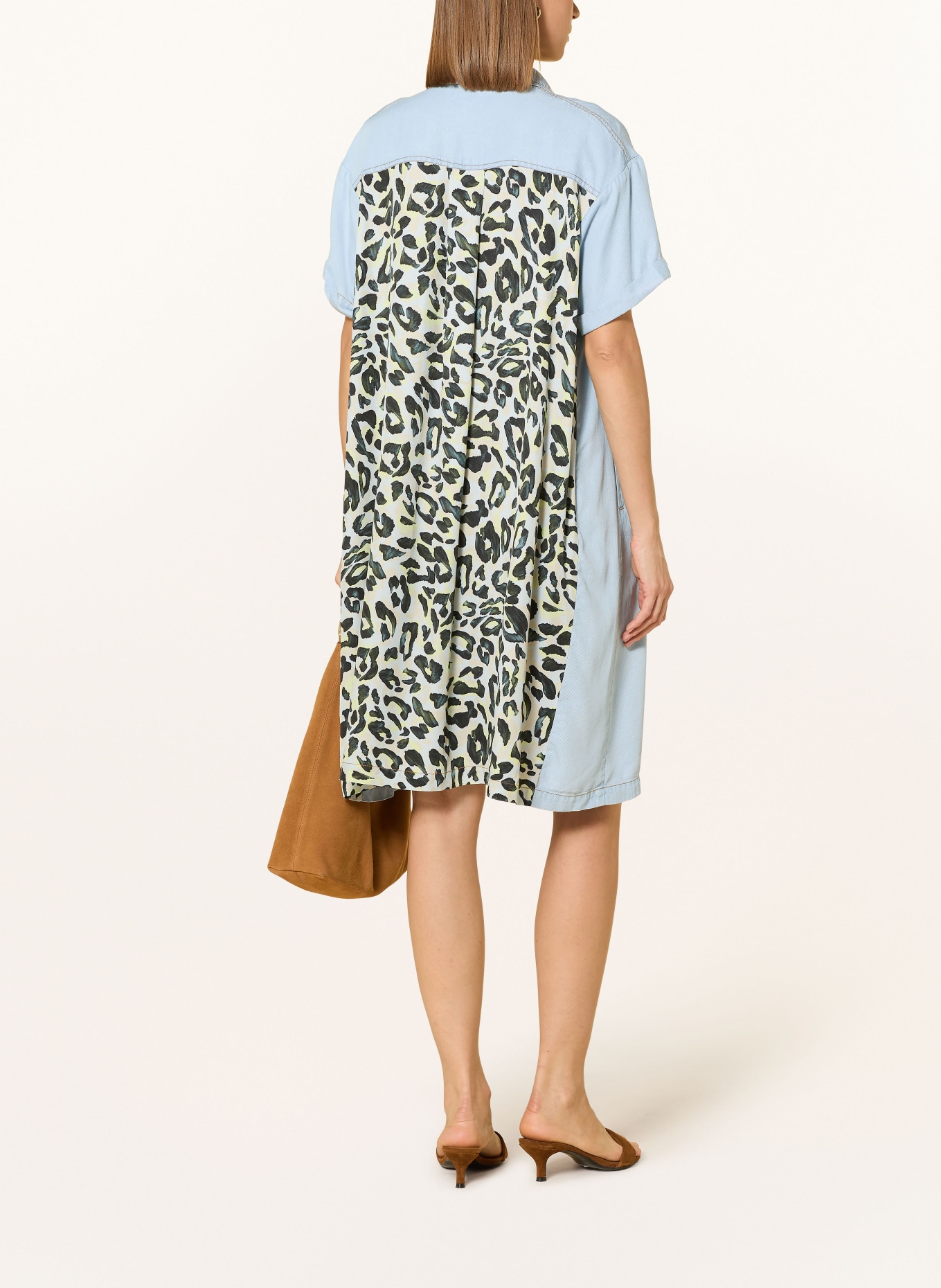CATNOIR Denim-look dress: LIGHT BLUE