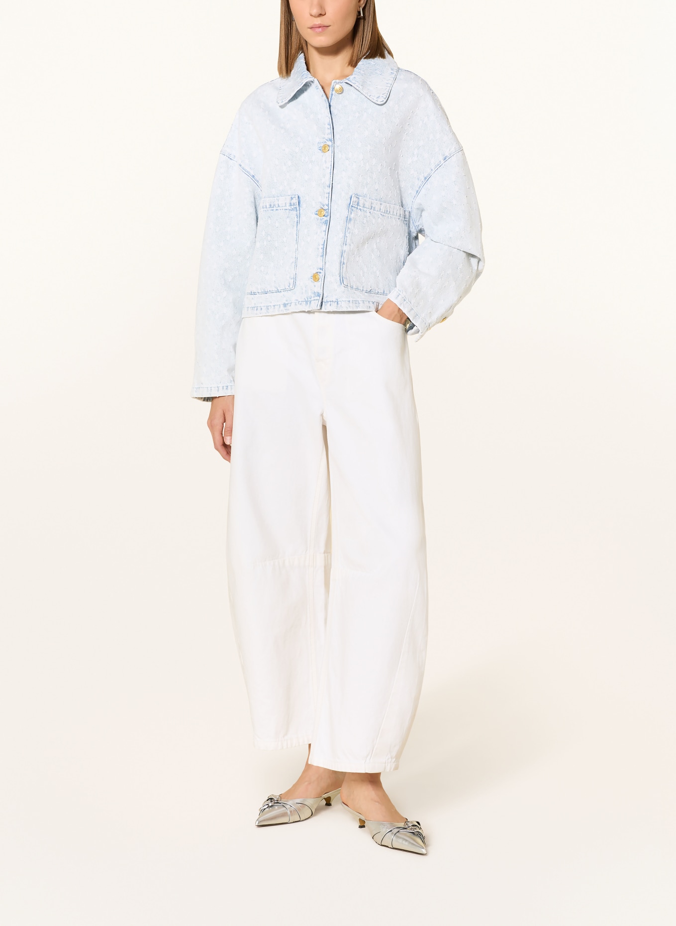 CATNOIR denim jacket: LIGHT BLUE