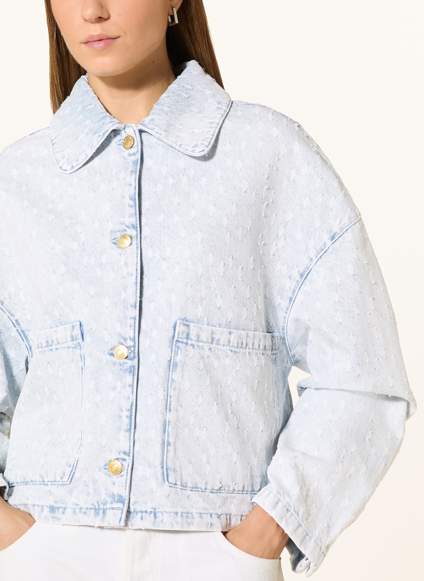CATNOIR denim jacket: LIGHT BLUE