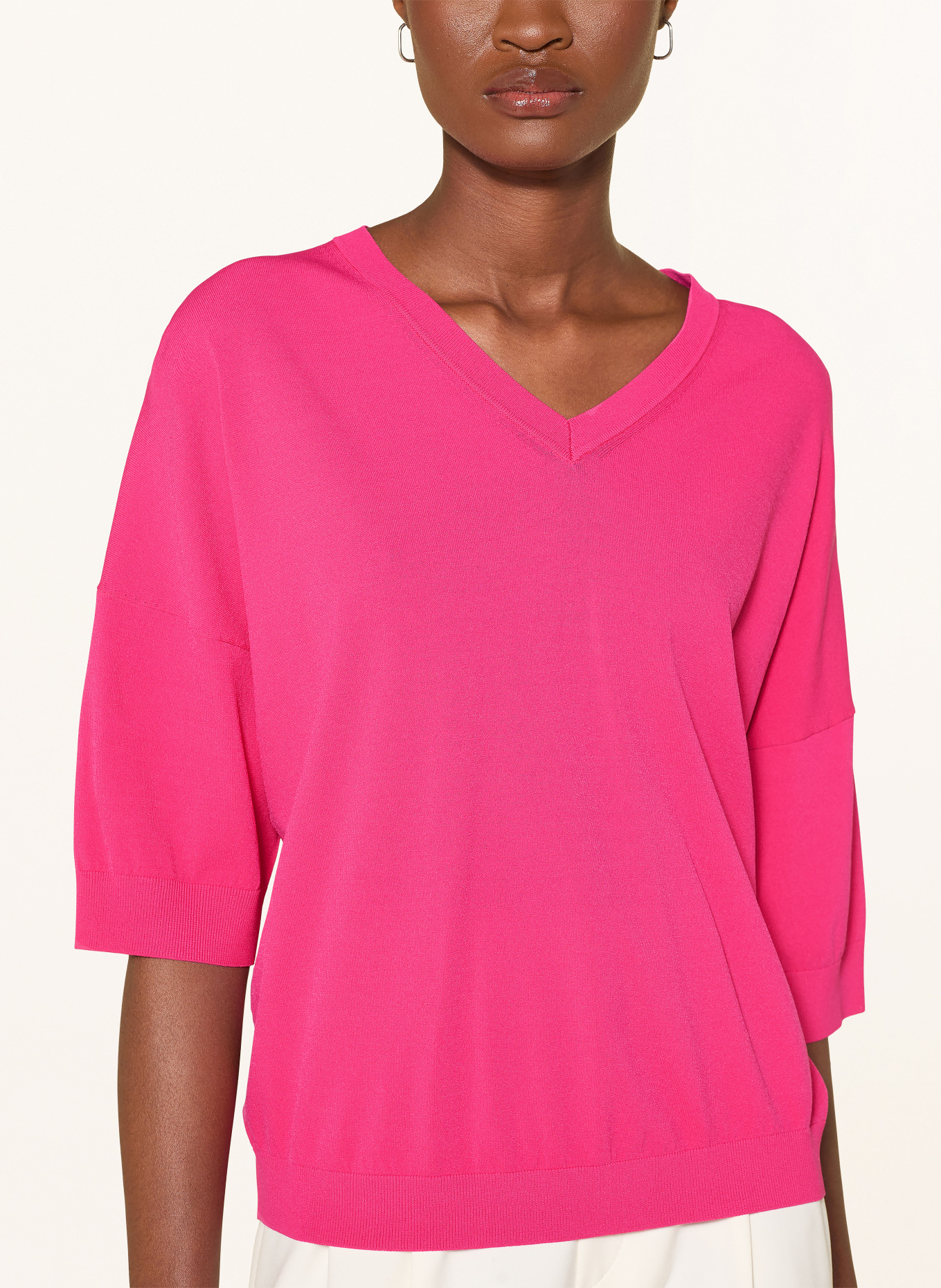 CATNOIR Strickshirt mit 3/4-Ärmel: PINK