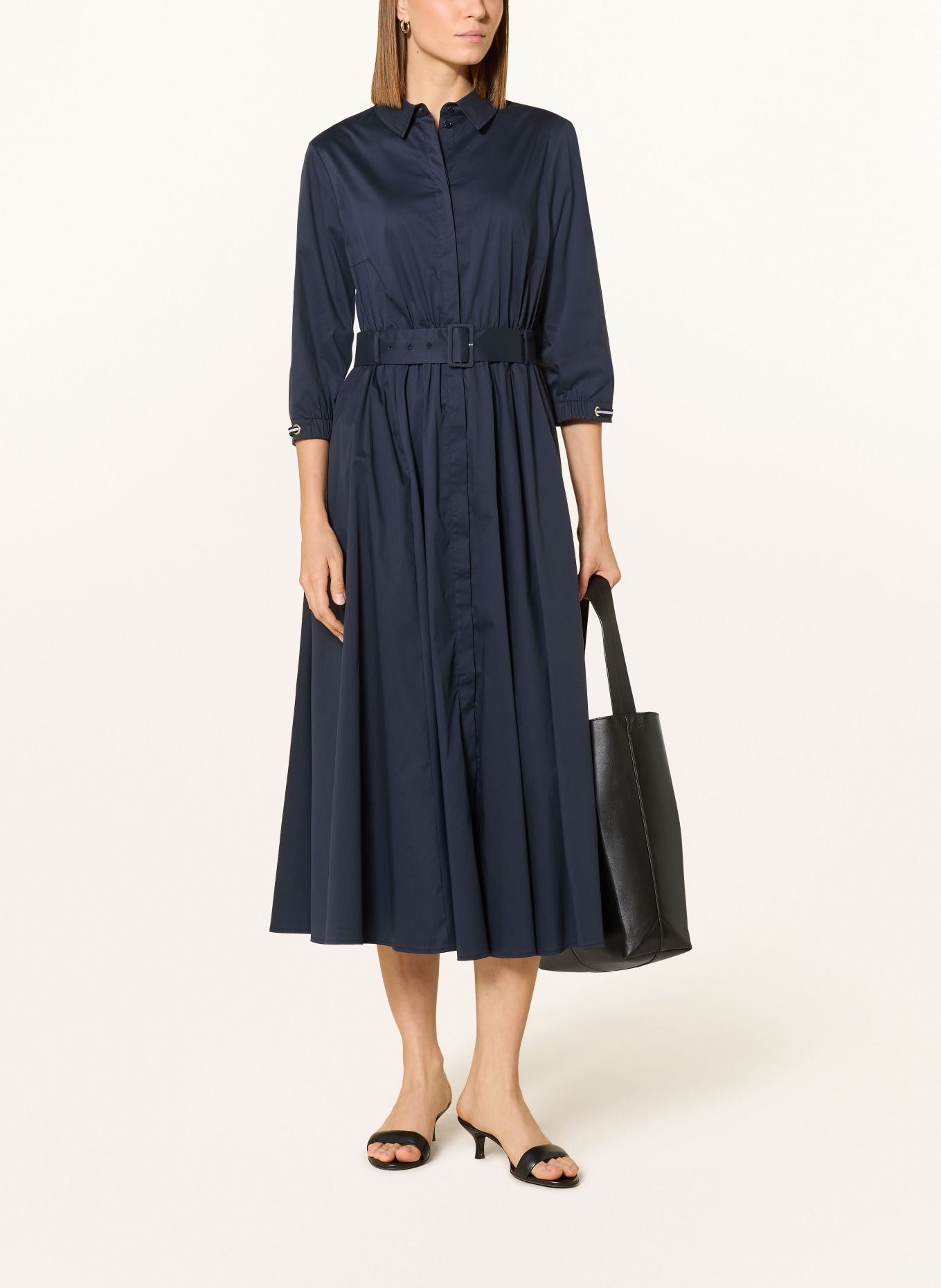 CATNOIR Hemdblusenkleid: DUNKELBLAU