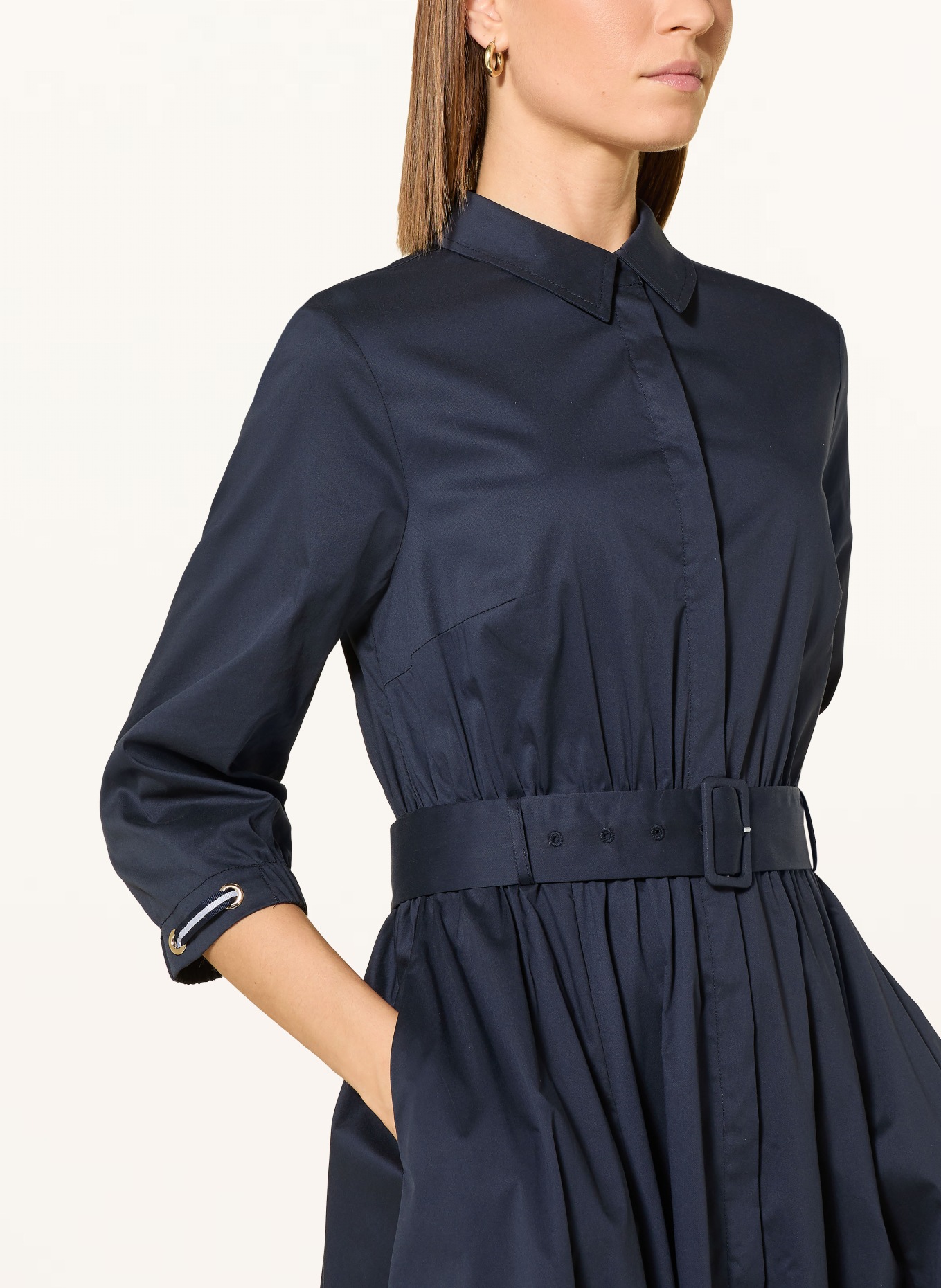 CATNOIR Hemdblusenkleid: DUNKELBLAU