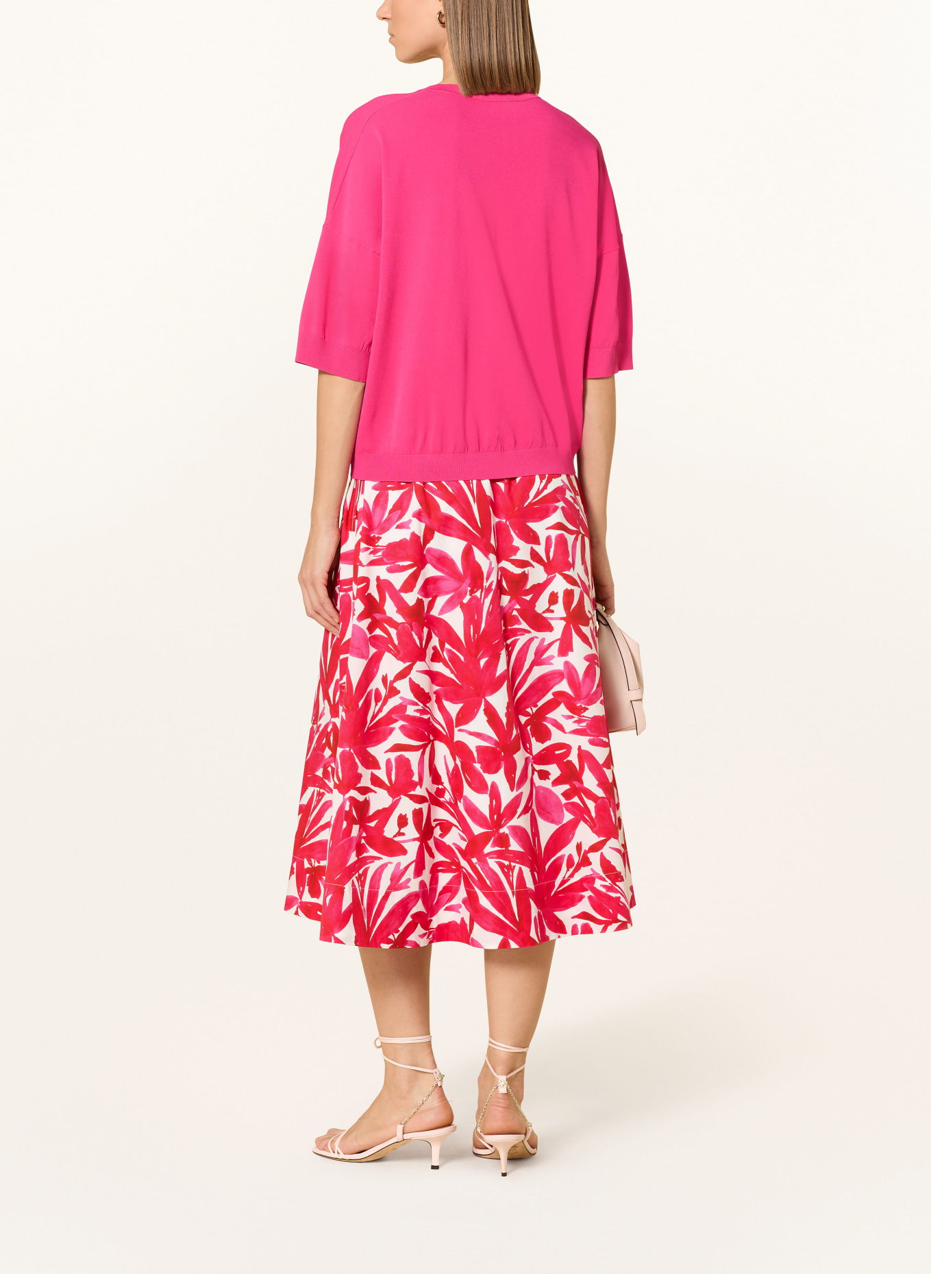 CATNOIR jupe: ROUGE / BLANC