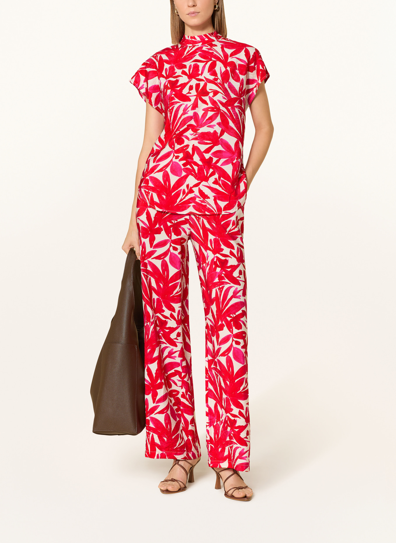 CATNOIR chemisier: ROUGE / ROSE FUCHSIA / BLANC