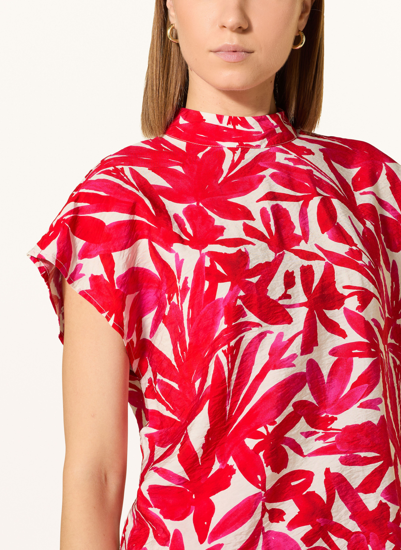 CATNOIR chemisier: ROUGE / ROSE FUCHSIA / BLANC