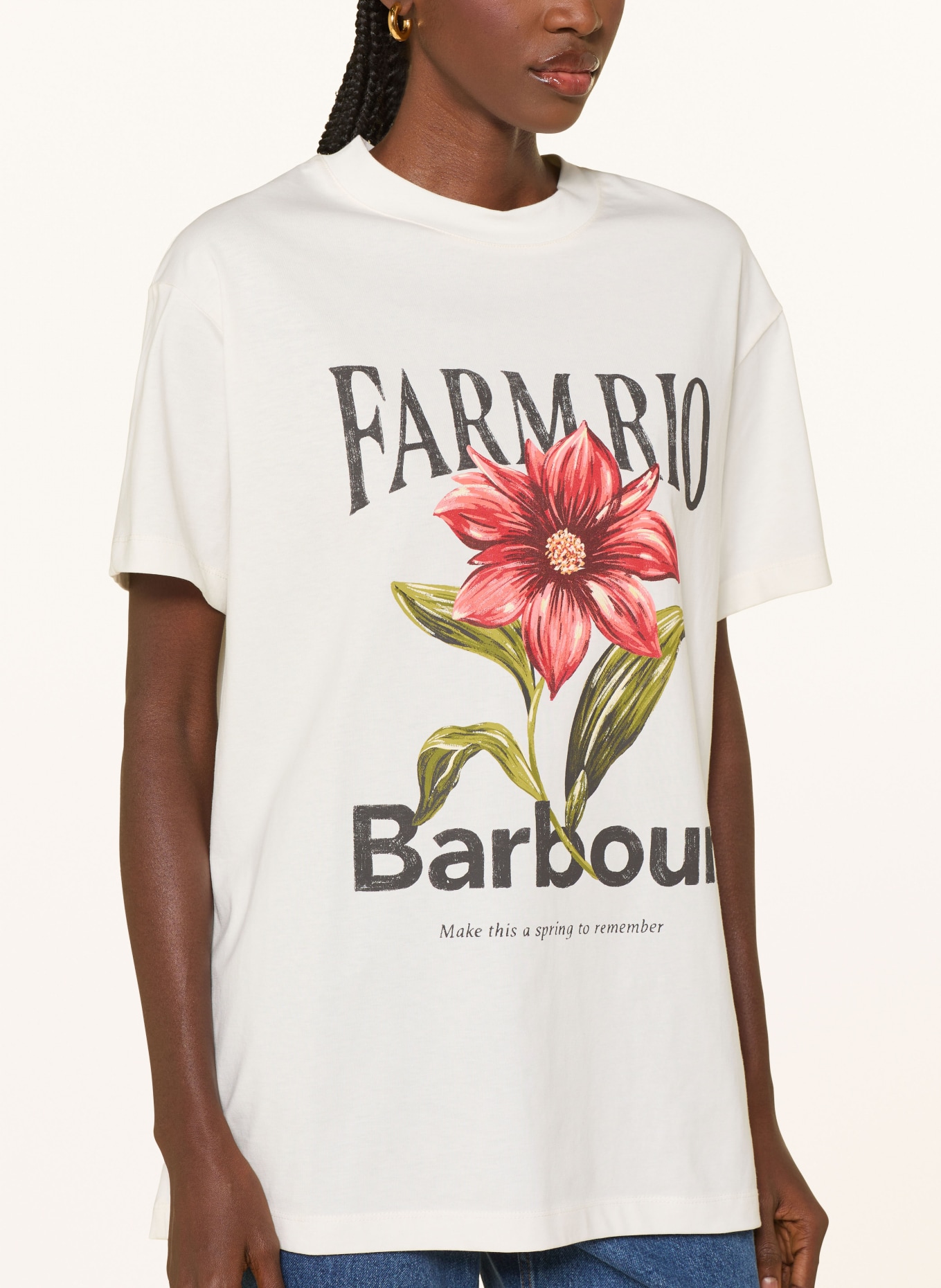 Barbour T-shirt: WHITE