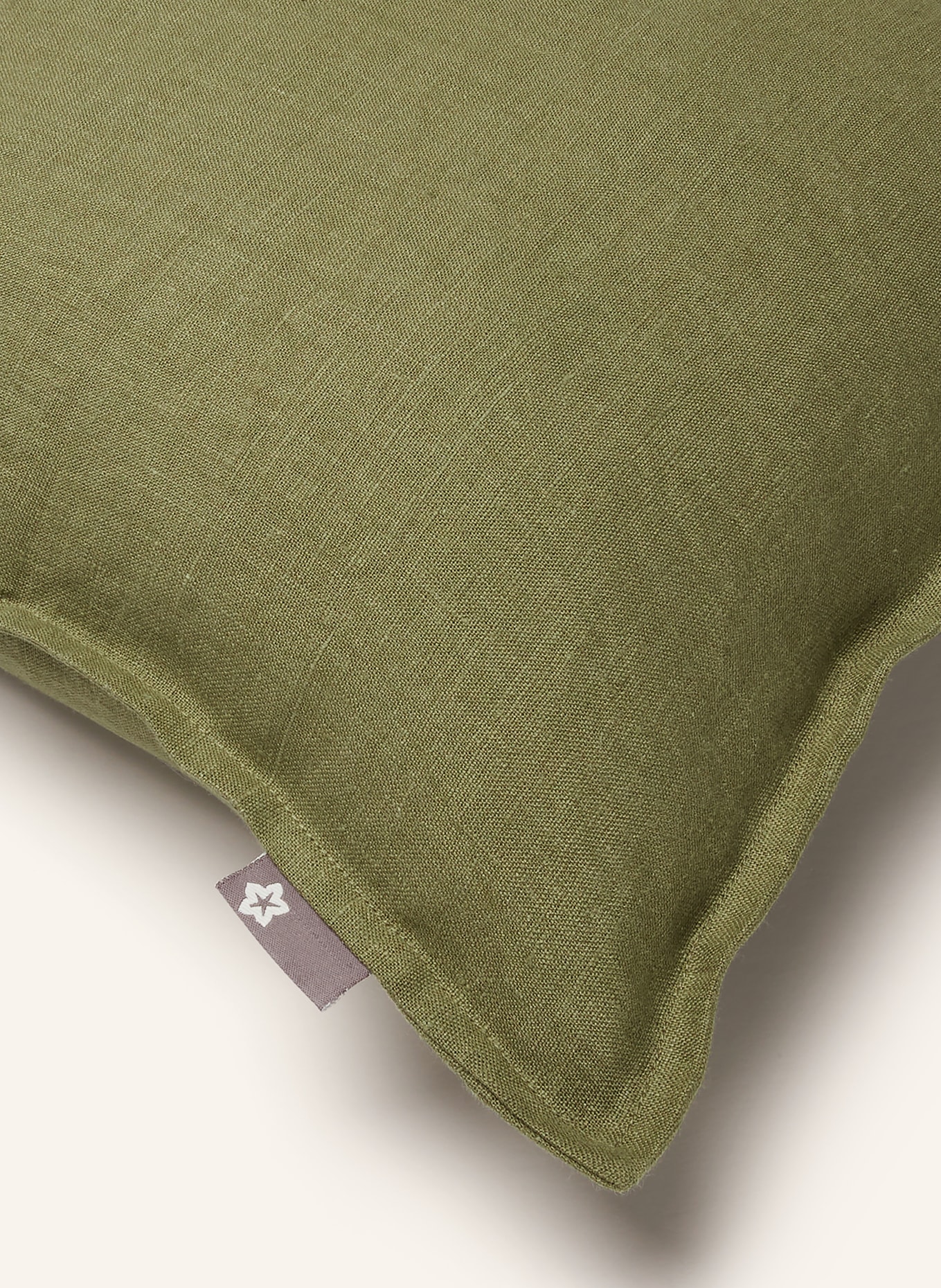 pichler Dekokissenhülle LARS aus Leinen: KHAKI