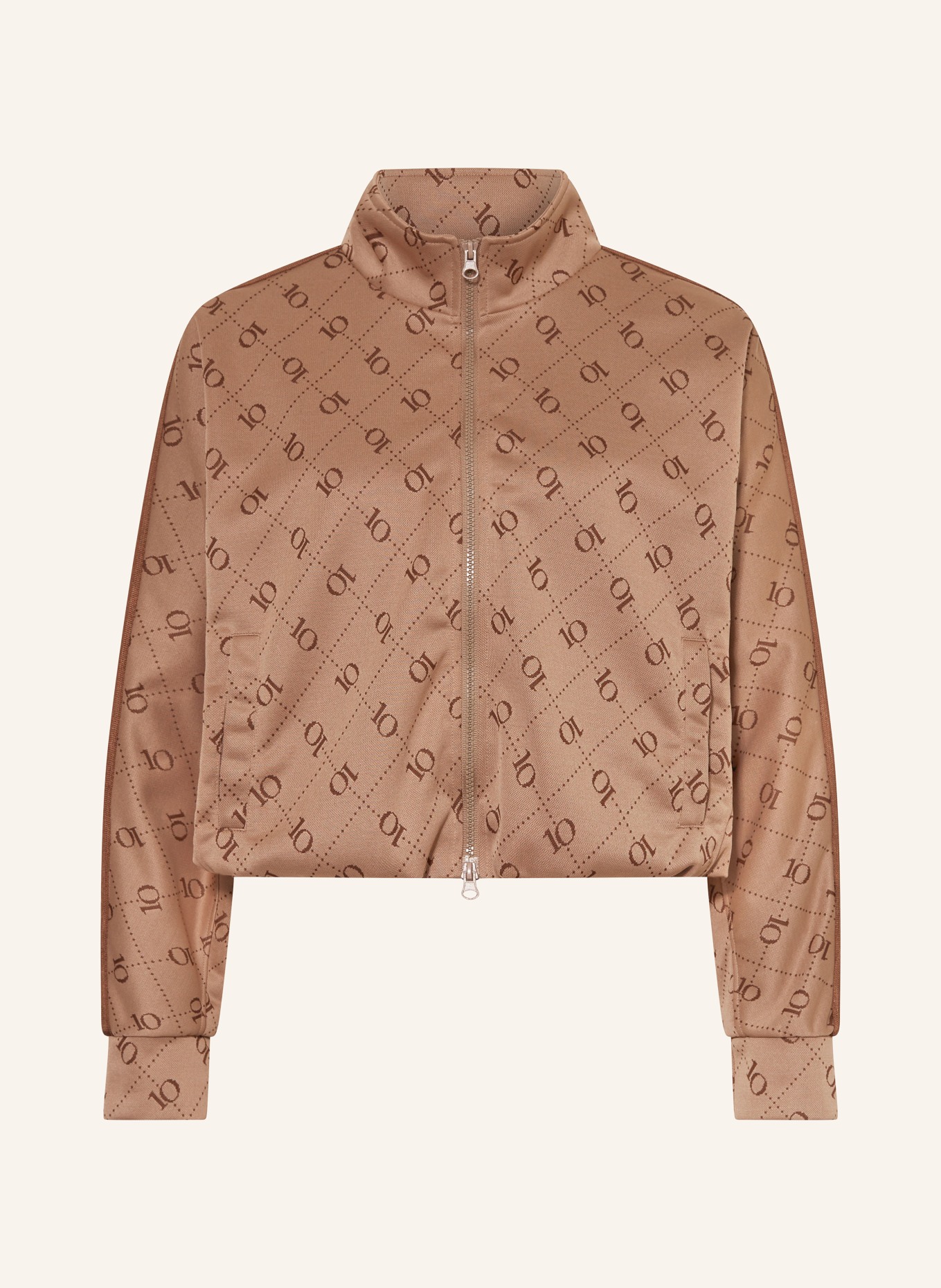 10DAYS Trainingsjacke: BEIGE / BRAUN