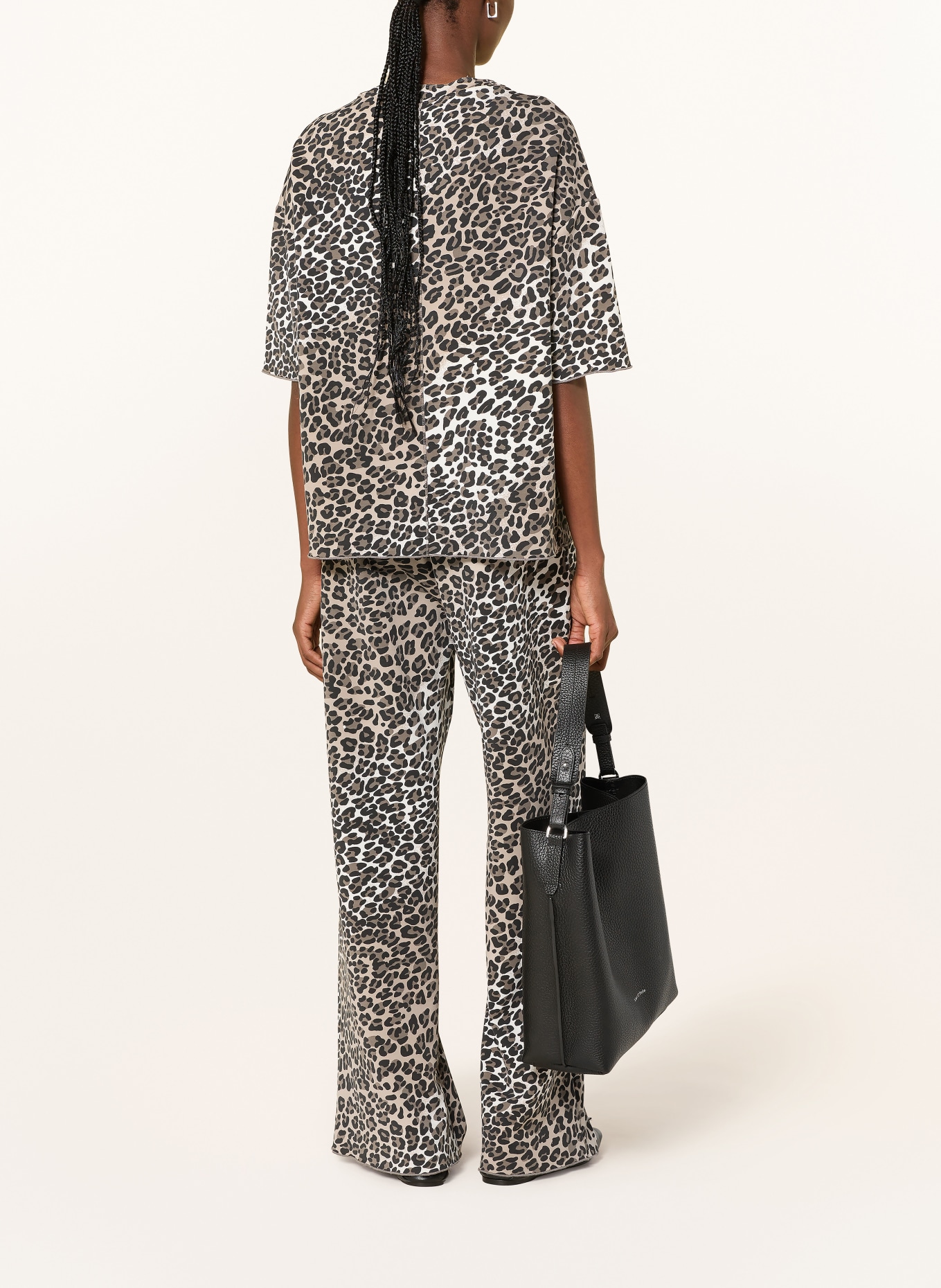 10DAYS Jogging-style pants: BEIGE / WHITE / BLACK