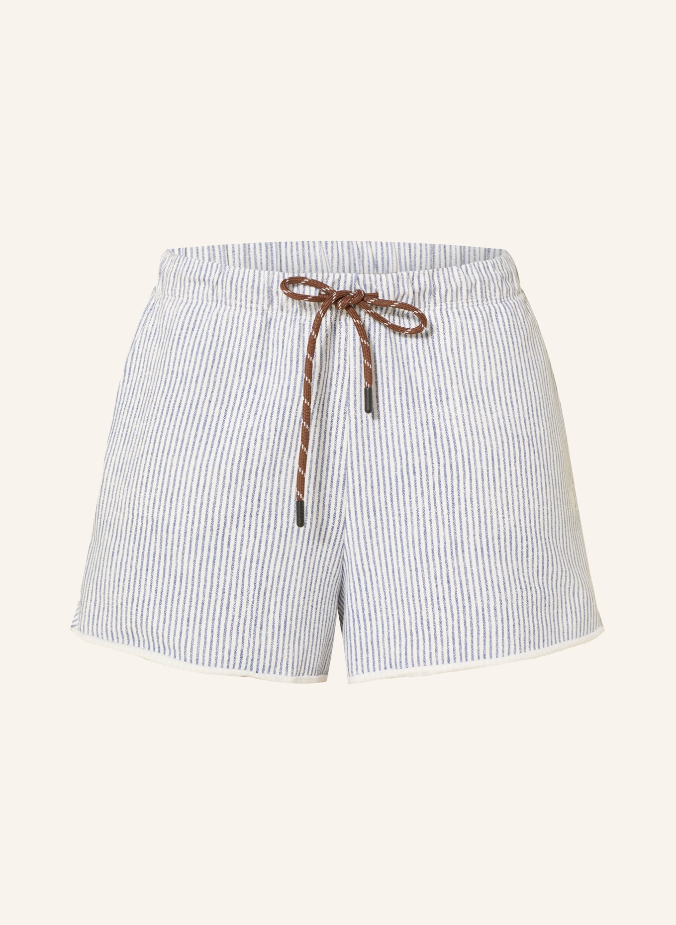 10DAYS Sweatshorts: WEISS / HELLBLAU