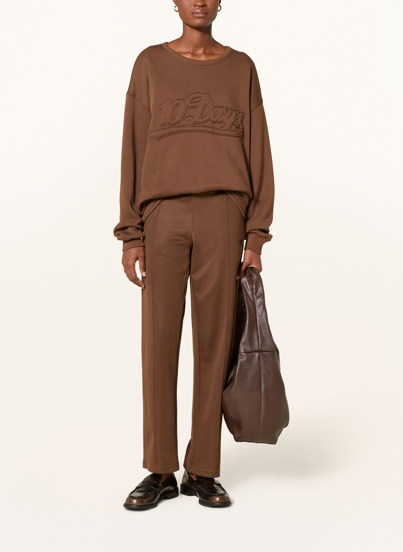 10DAYS Sweatshirt: DUNKELBRAUN