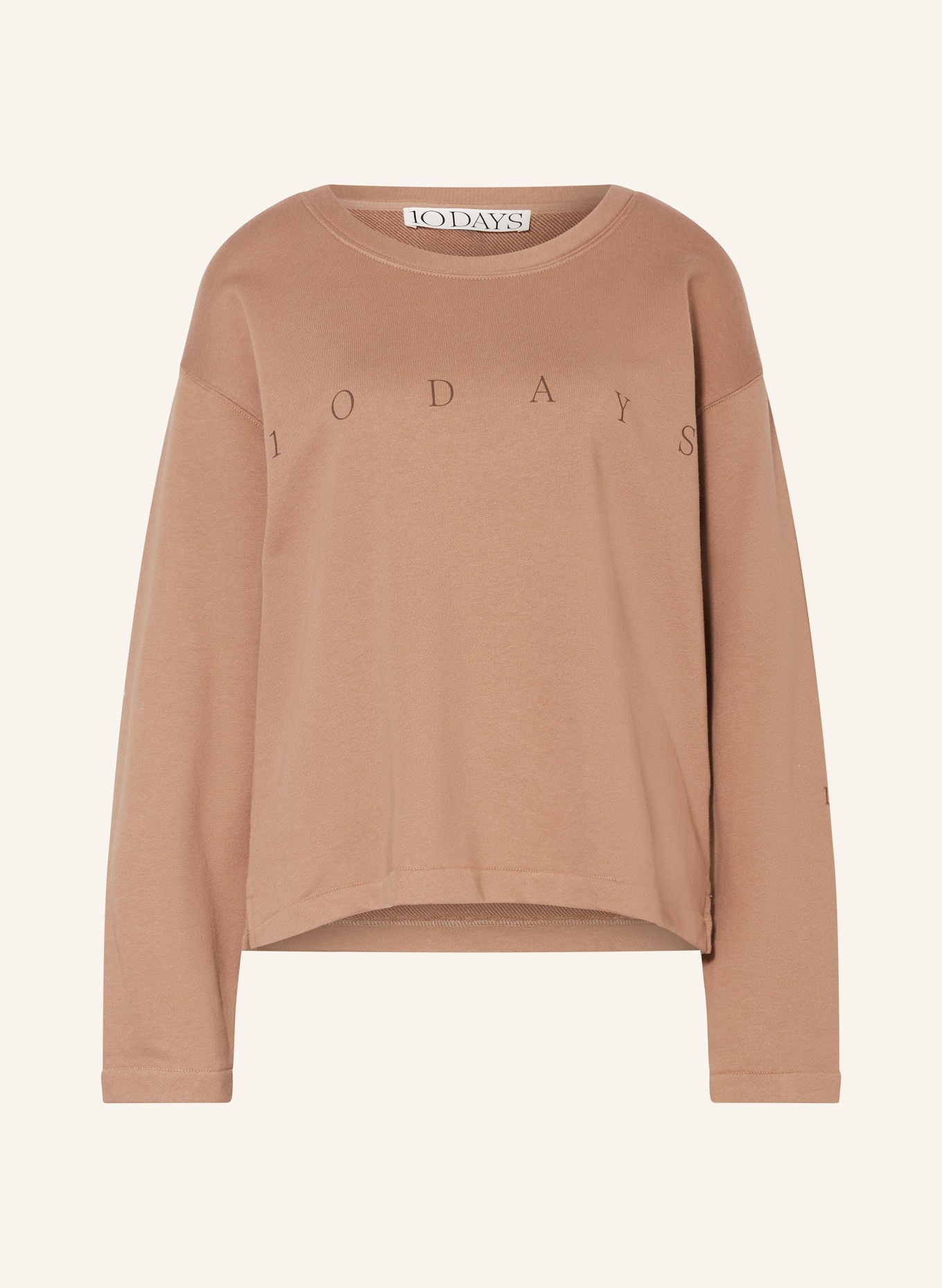 10DAYS Sweatshirt: BRAUN