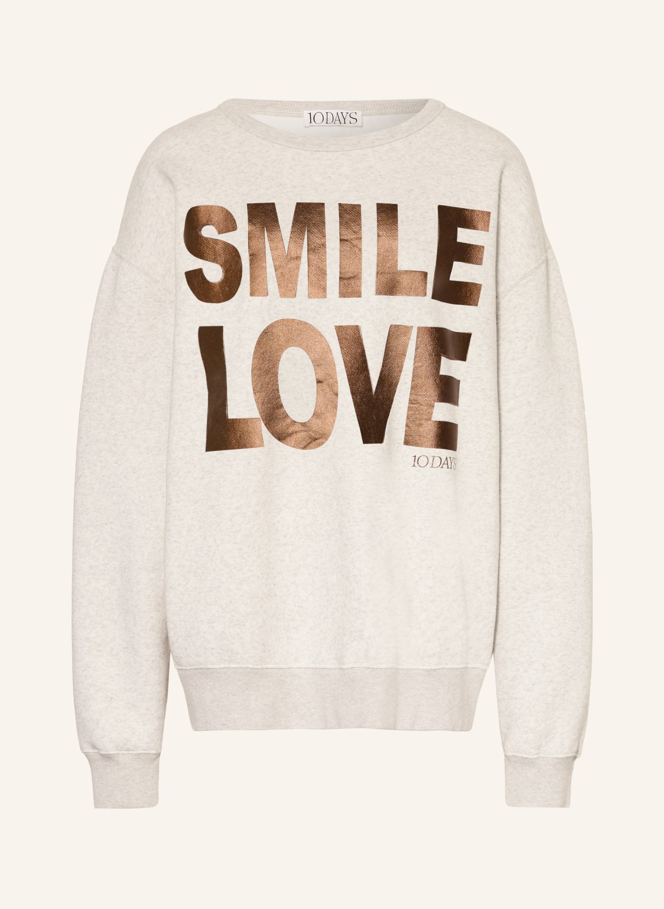 10DAYS Sweatshirt: HELLGRAU