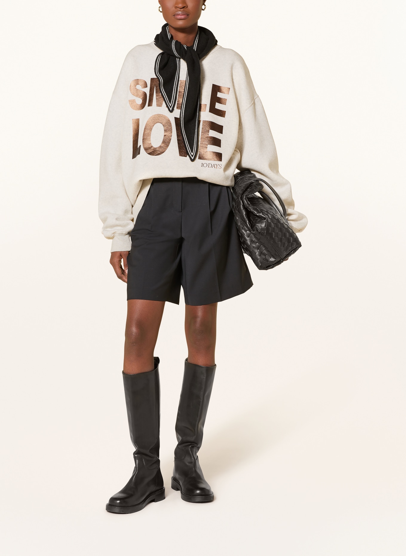 10DAYS Sweatshirt: HELLGRAU