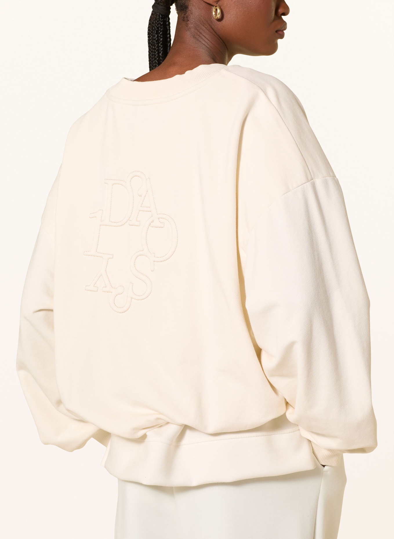 10DAYS Sweatshirt: ECRU