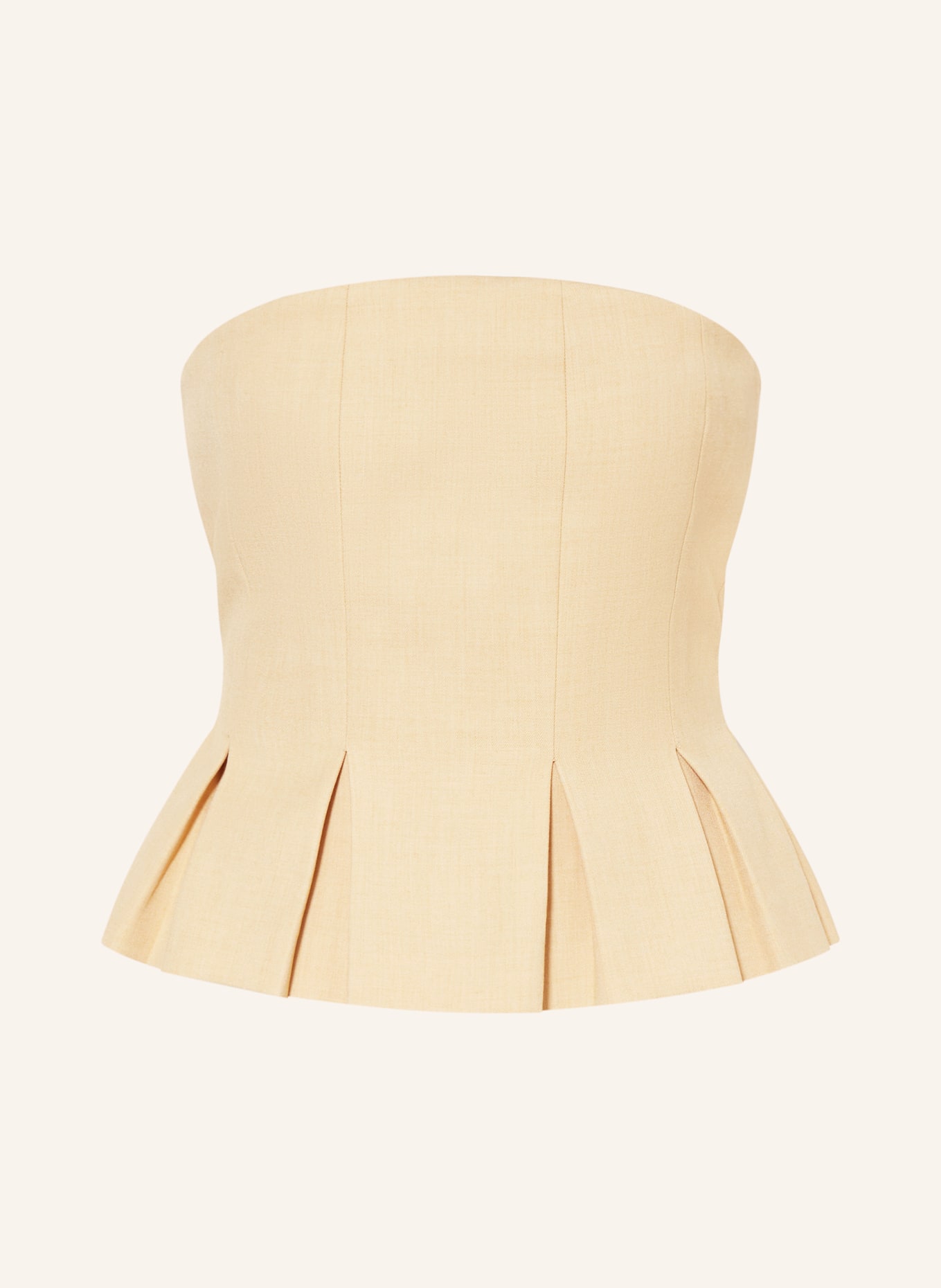 GESTUZ Off-Shoulder-Bluse GZSTACY: HELLGELB