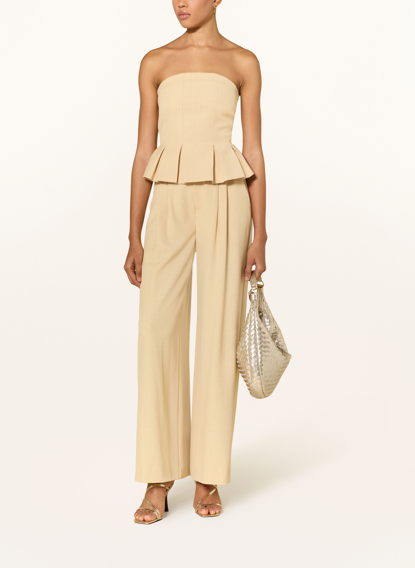 GESTUZ Off-Shoulder-Bluse GZSTACY: HELLGELB