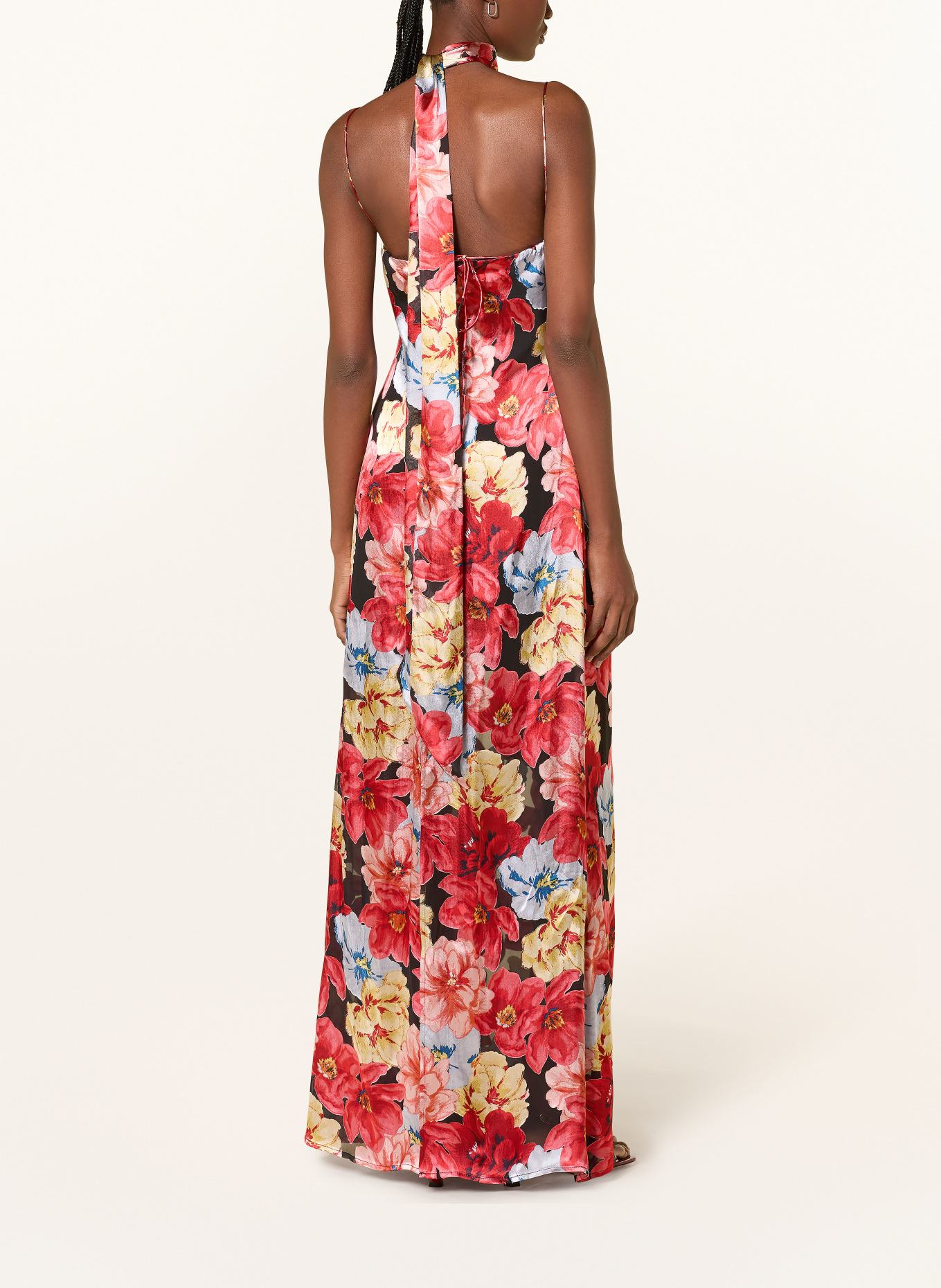 GESTUZ Robe GZSIGRIDA avec col amovible: ROUGE / BLEU CLAIR / NOIR