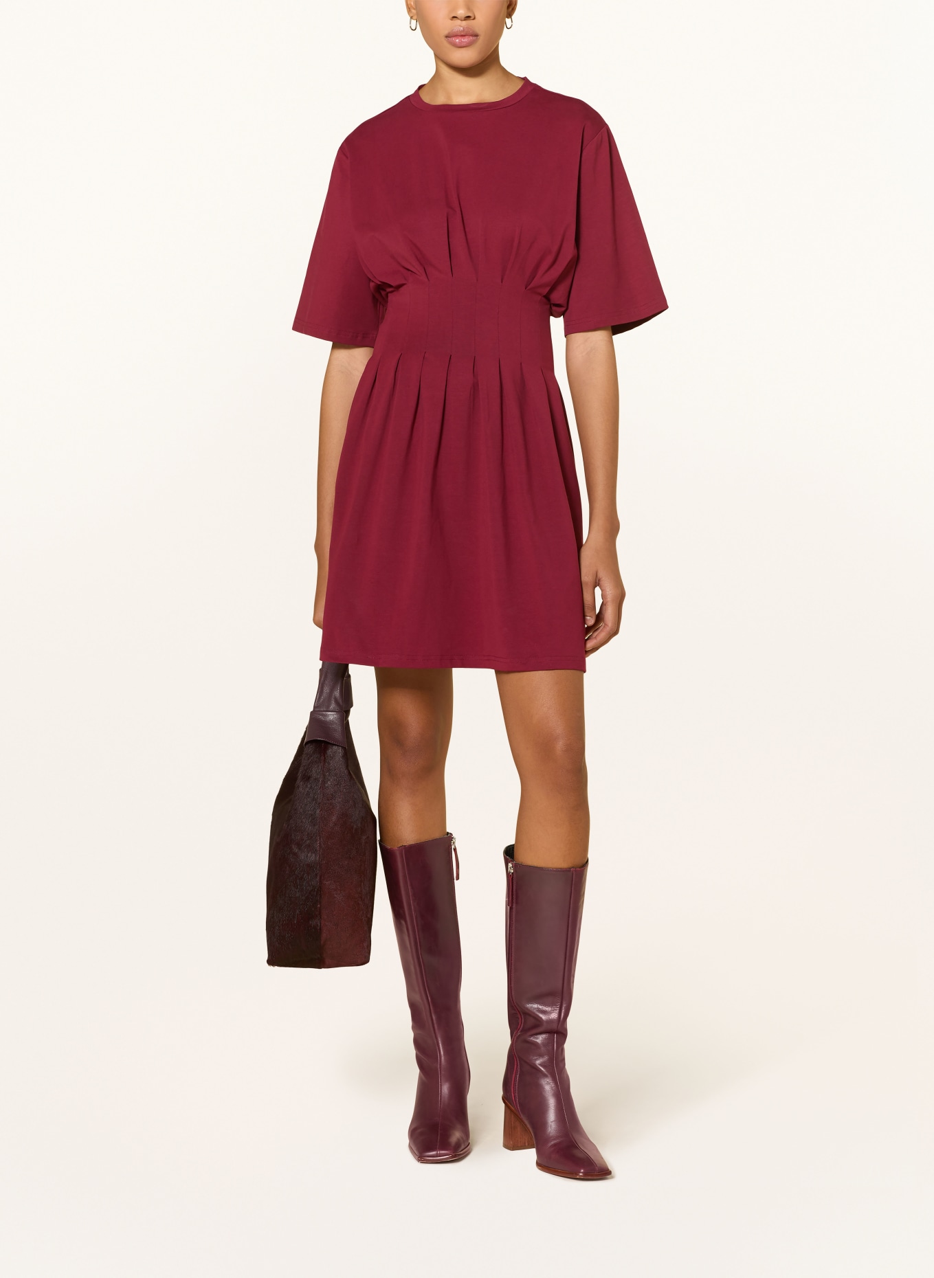 GESTUZ Jerseykleid GZINEZ: DUNKELROT