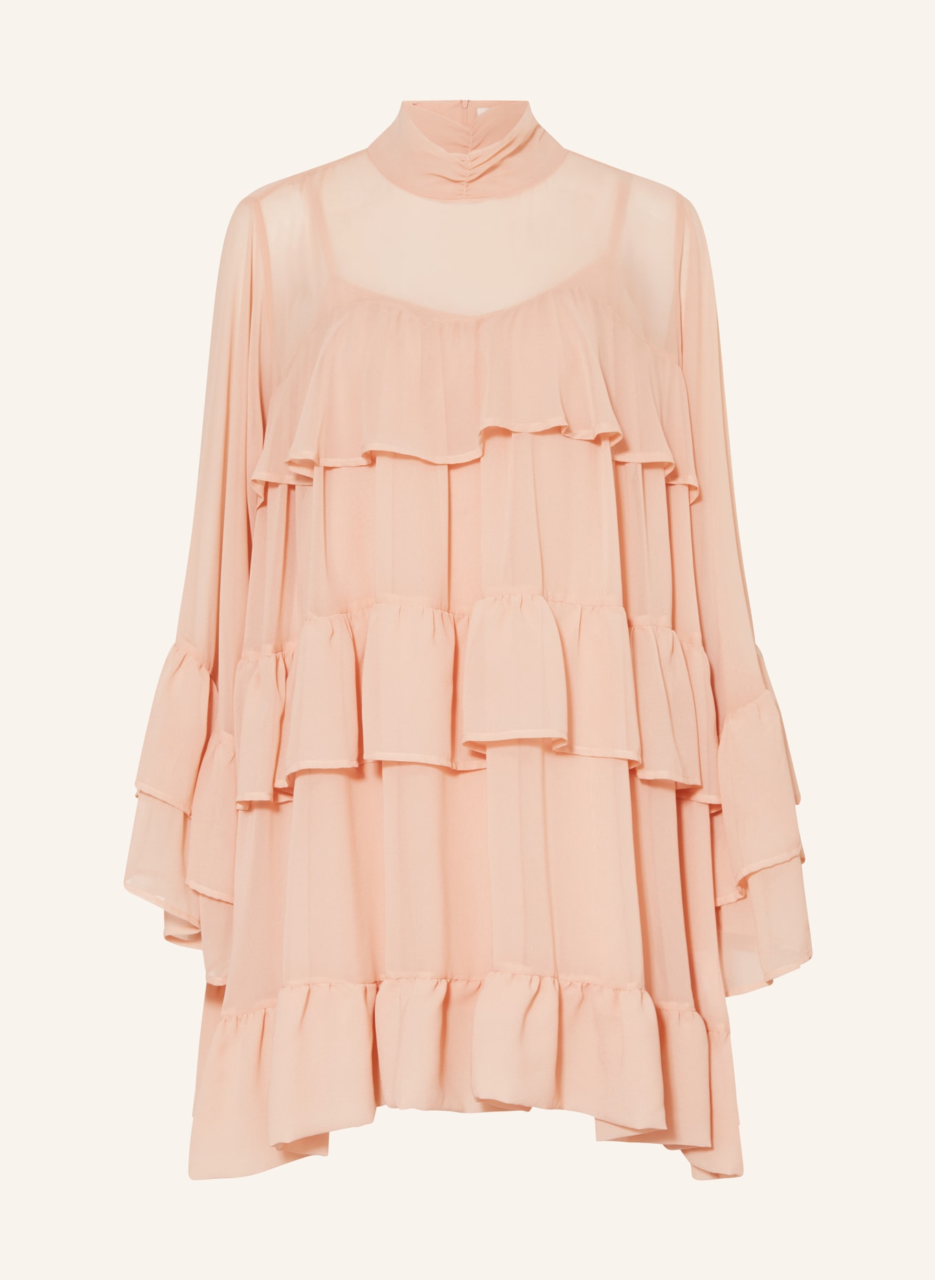 GESTUZ Kleid GZCHIFFANY mit Volants: ROSÉ