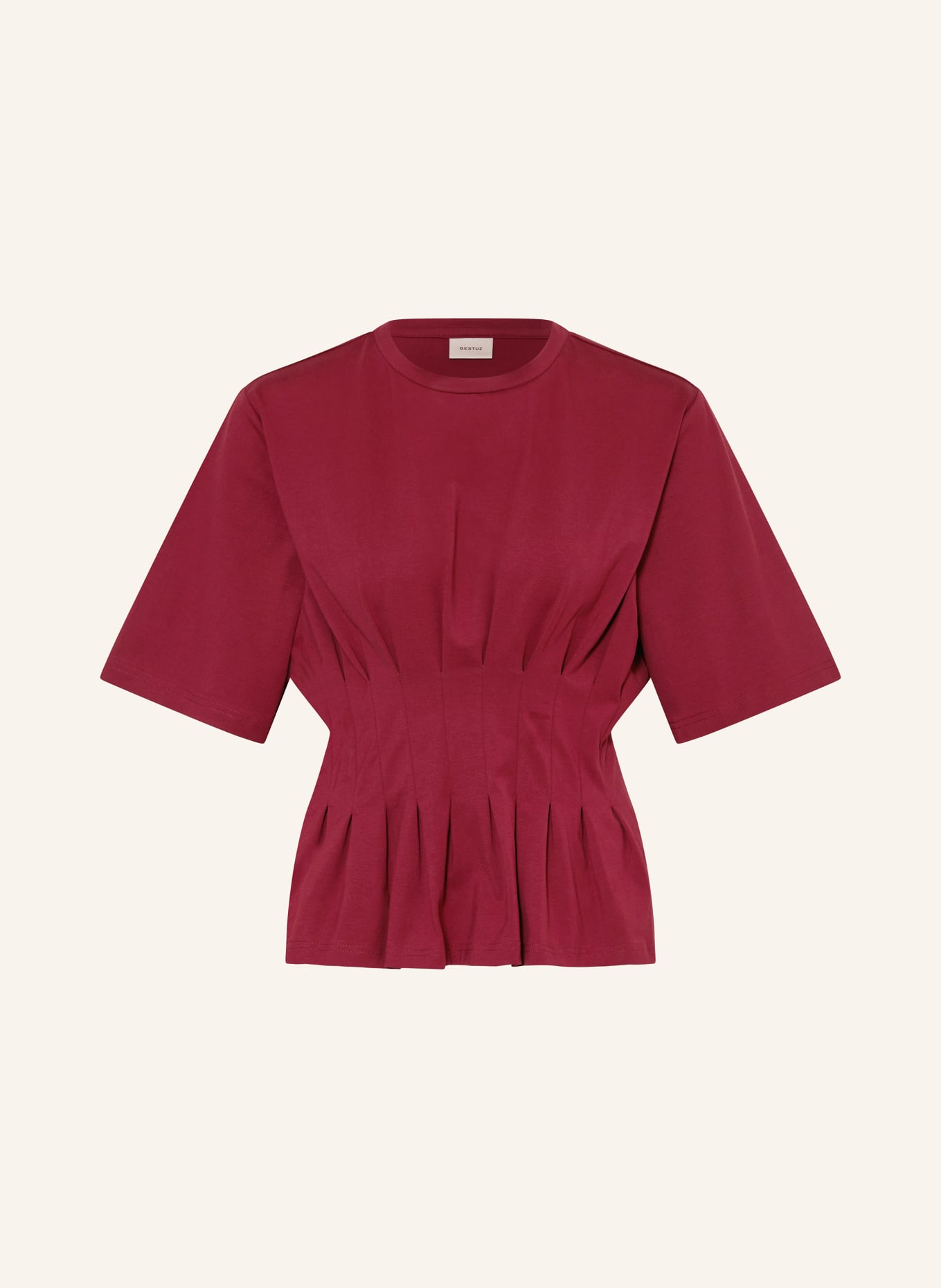 GESTUZ Blůza GZINEZ: TMAVĚ ČERVENÁ