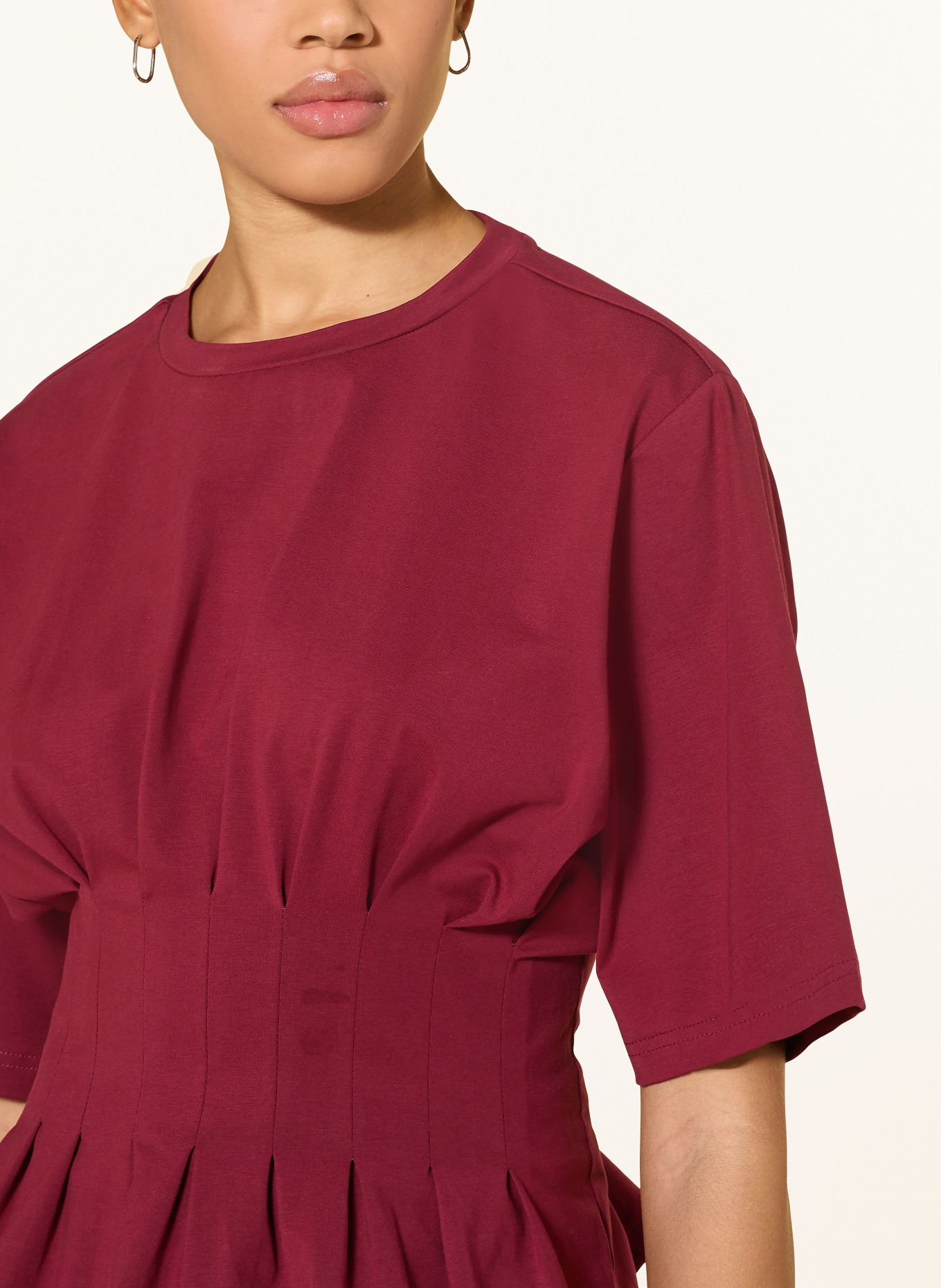 GESTUZ Blůza GZINEZ: TMAVĚ ČERVENÁ