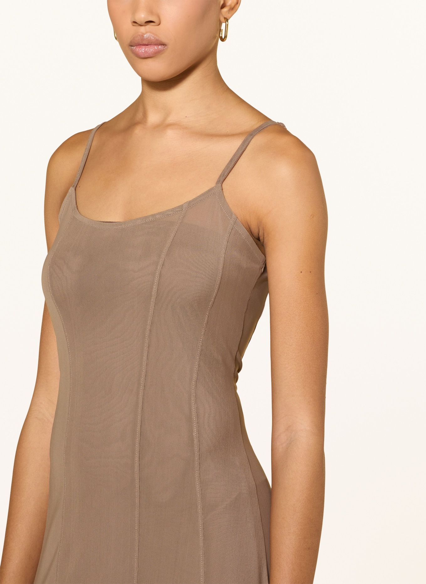 GESTUZ Robe en maille GZMADDIN: MARRON CLAIR