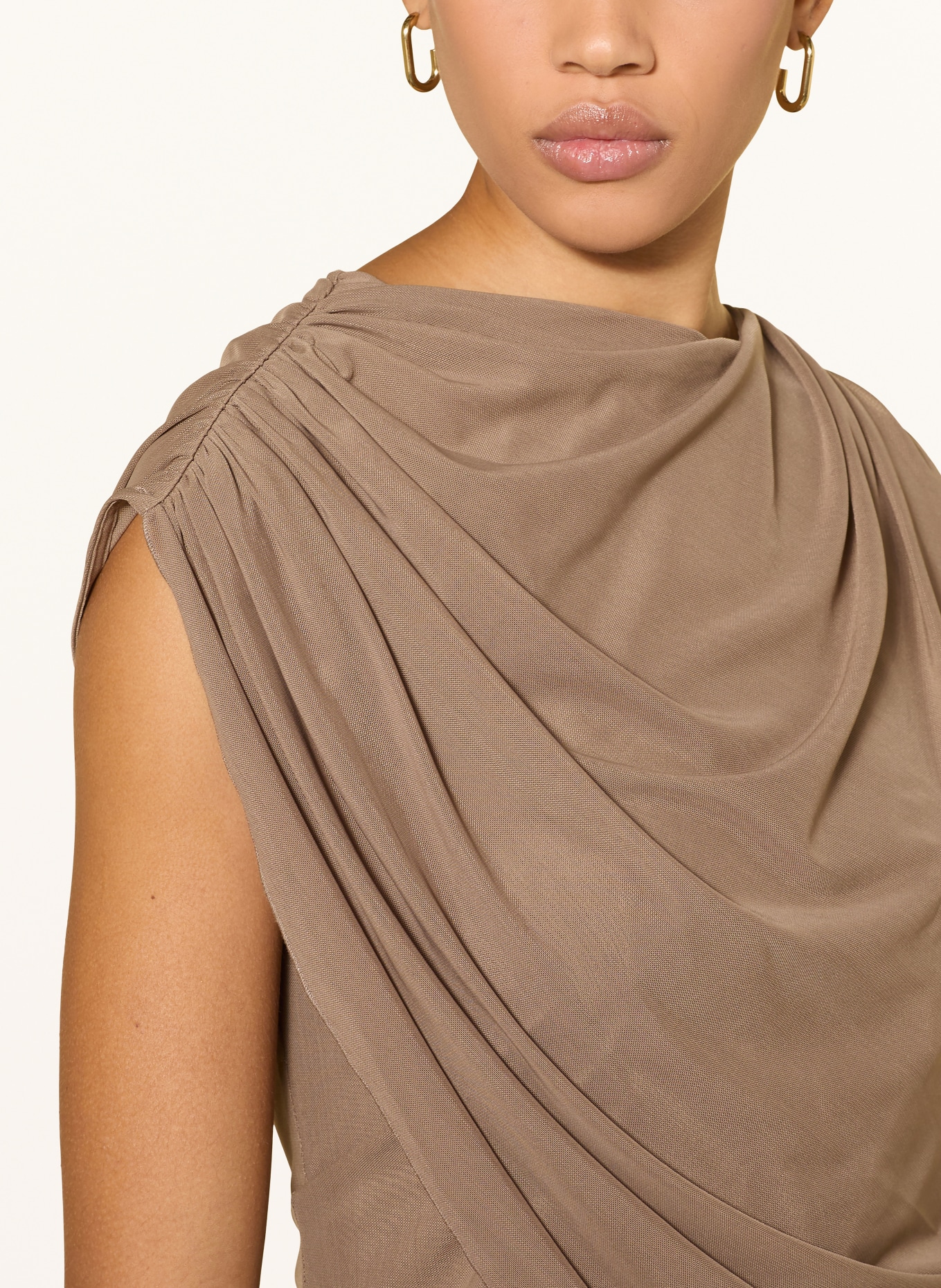 GESTUZ Robe en maille GZMADDIN: MARRON CLAIR