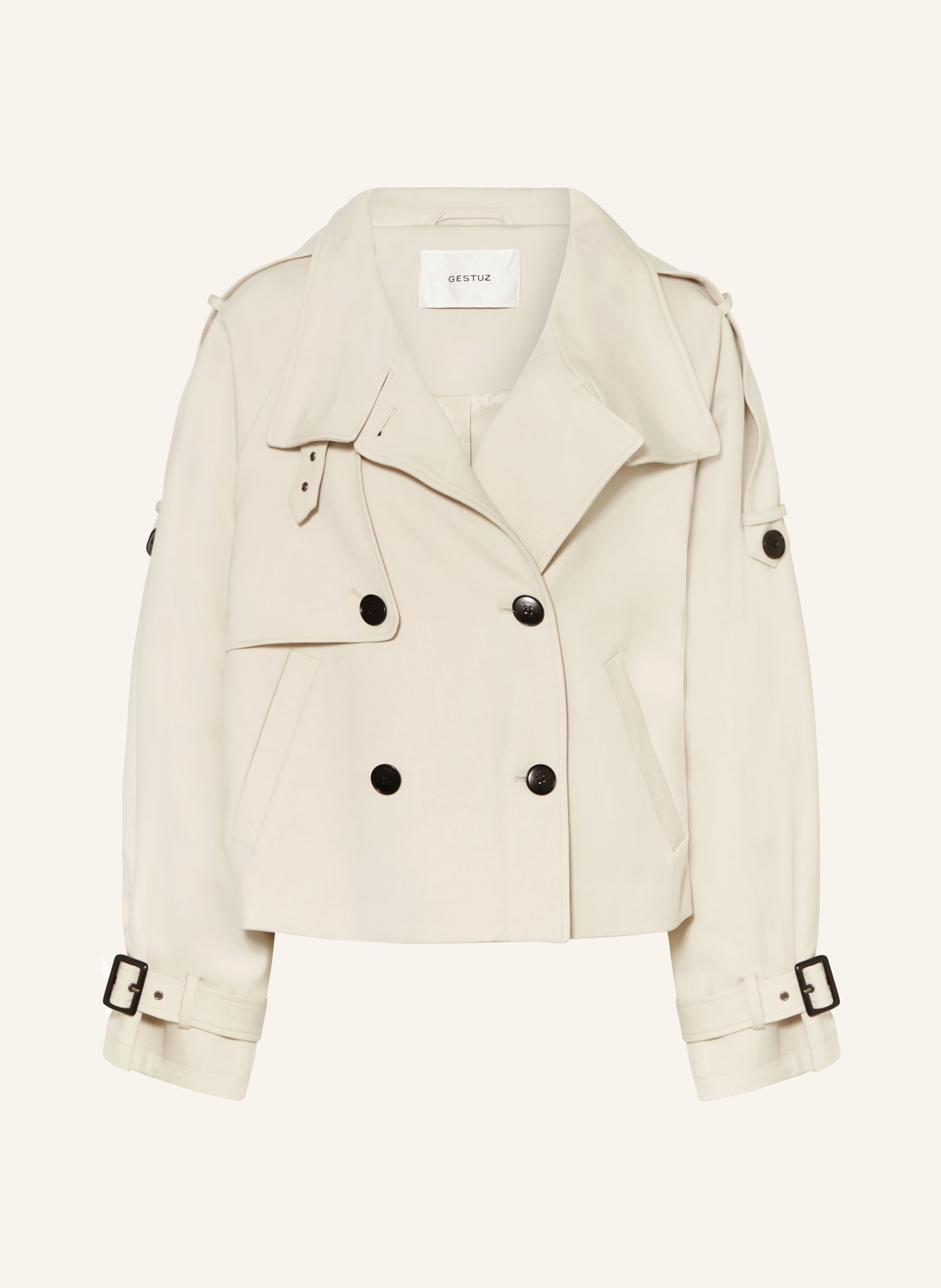 GESTUZ Trench-Jacke GZAVIC: CREME