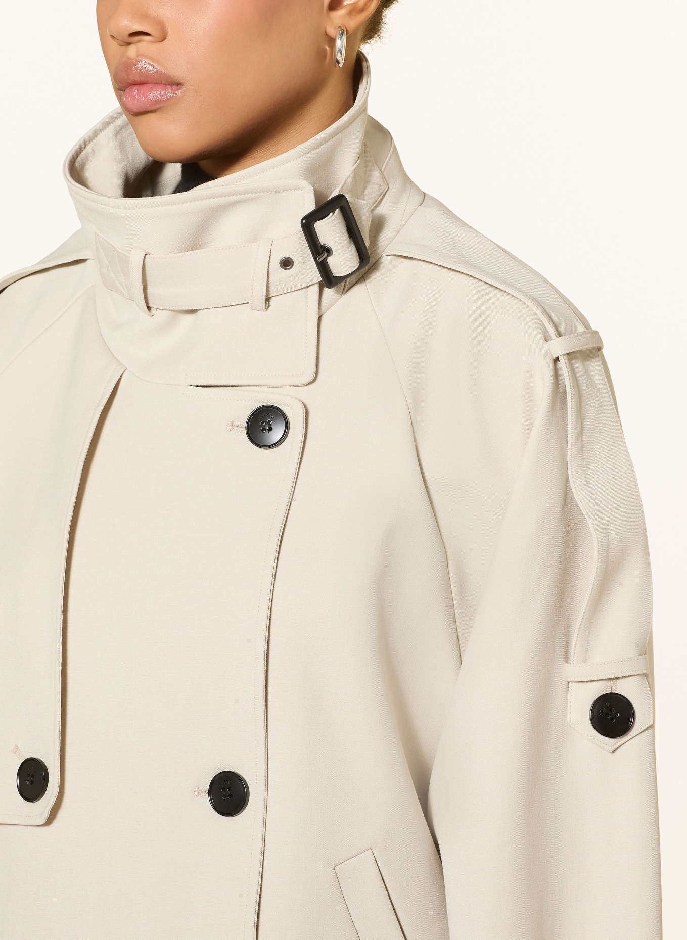 GESTUZ Trench-Jacke GZAVIC: CREME