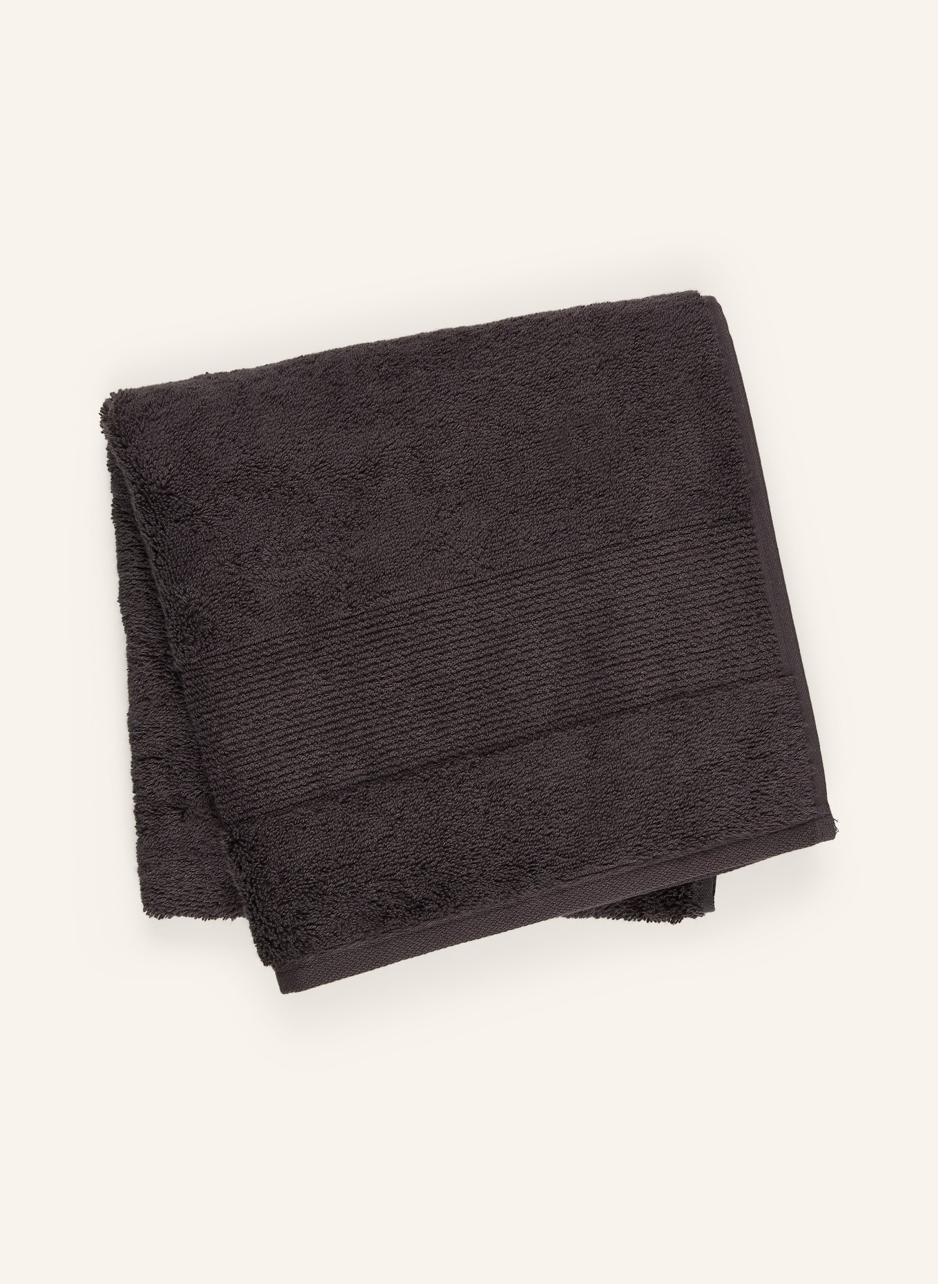 Cawö Handtuch THE LUXURY: DUNKELGRAU