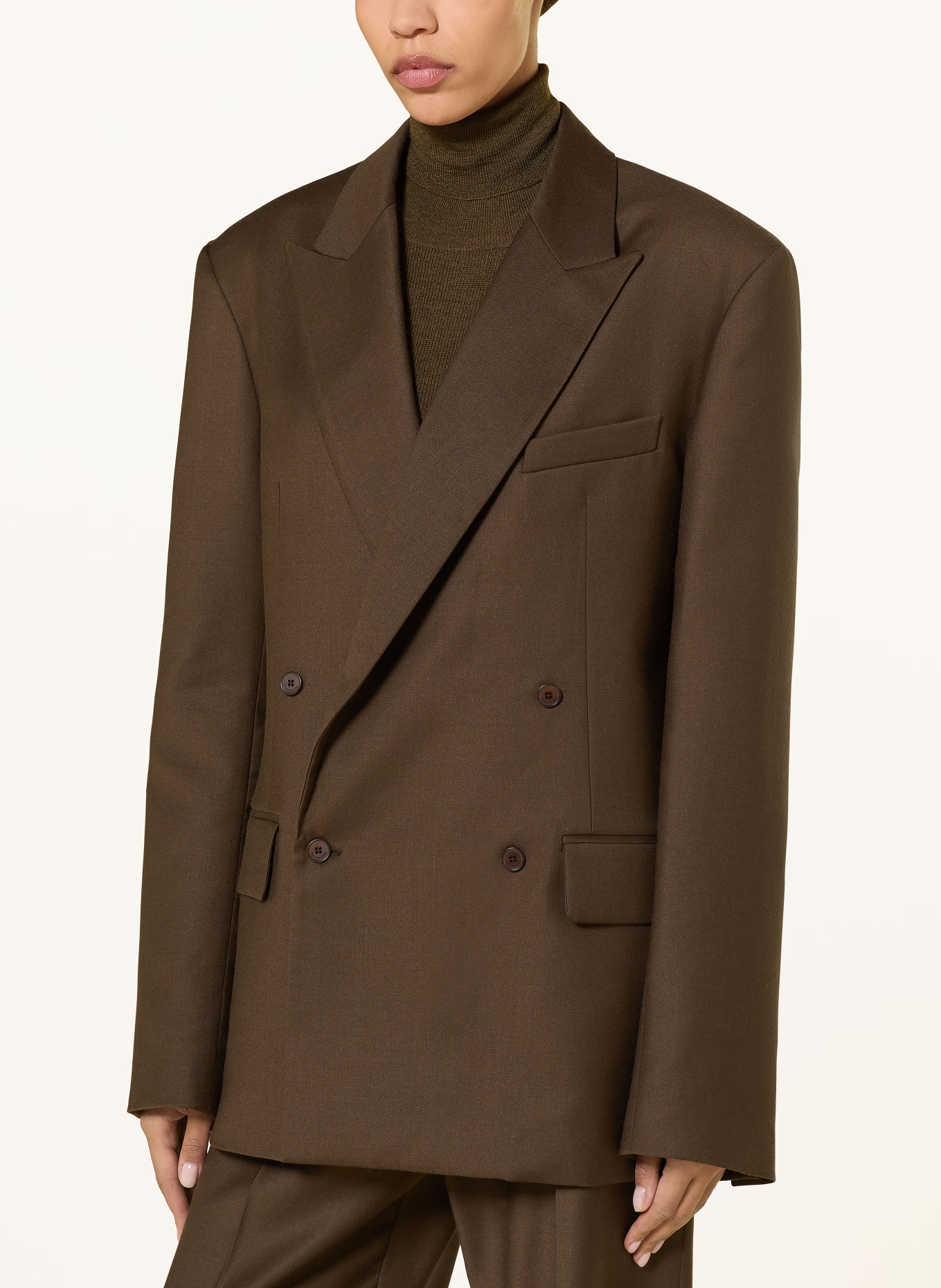 The Frankie Shop Oversized-Blazer NEWARK: DUNKELBRAUN