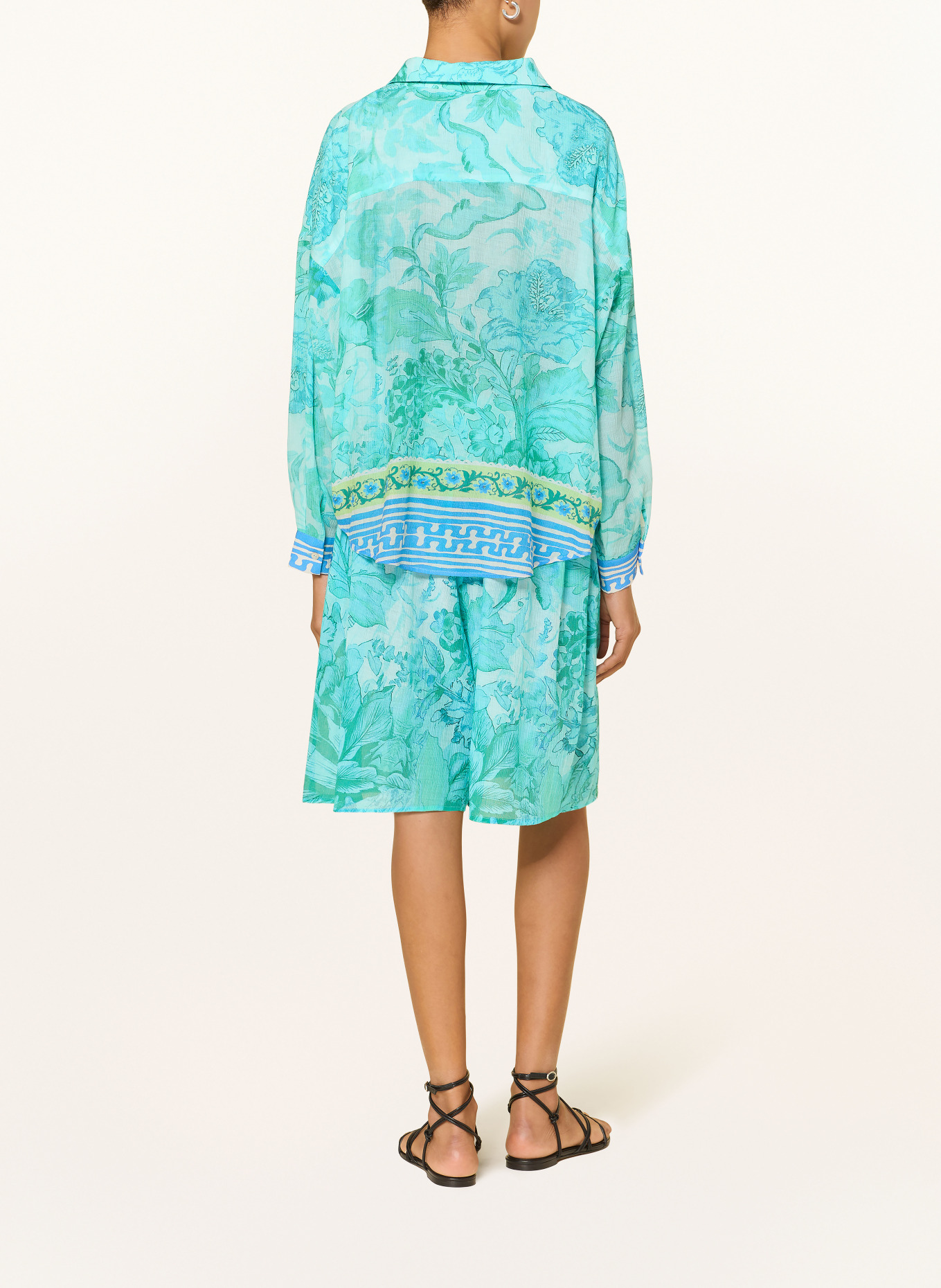 yippie hippie Hemdbluse: TÜRKIS / BLAU