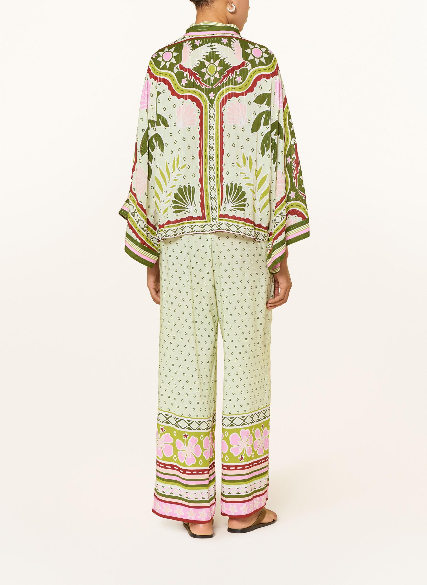 yippie hippie Bluzka z brokatową nicią: KHAKI / RÓŻOWY / JASNOZIELONY