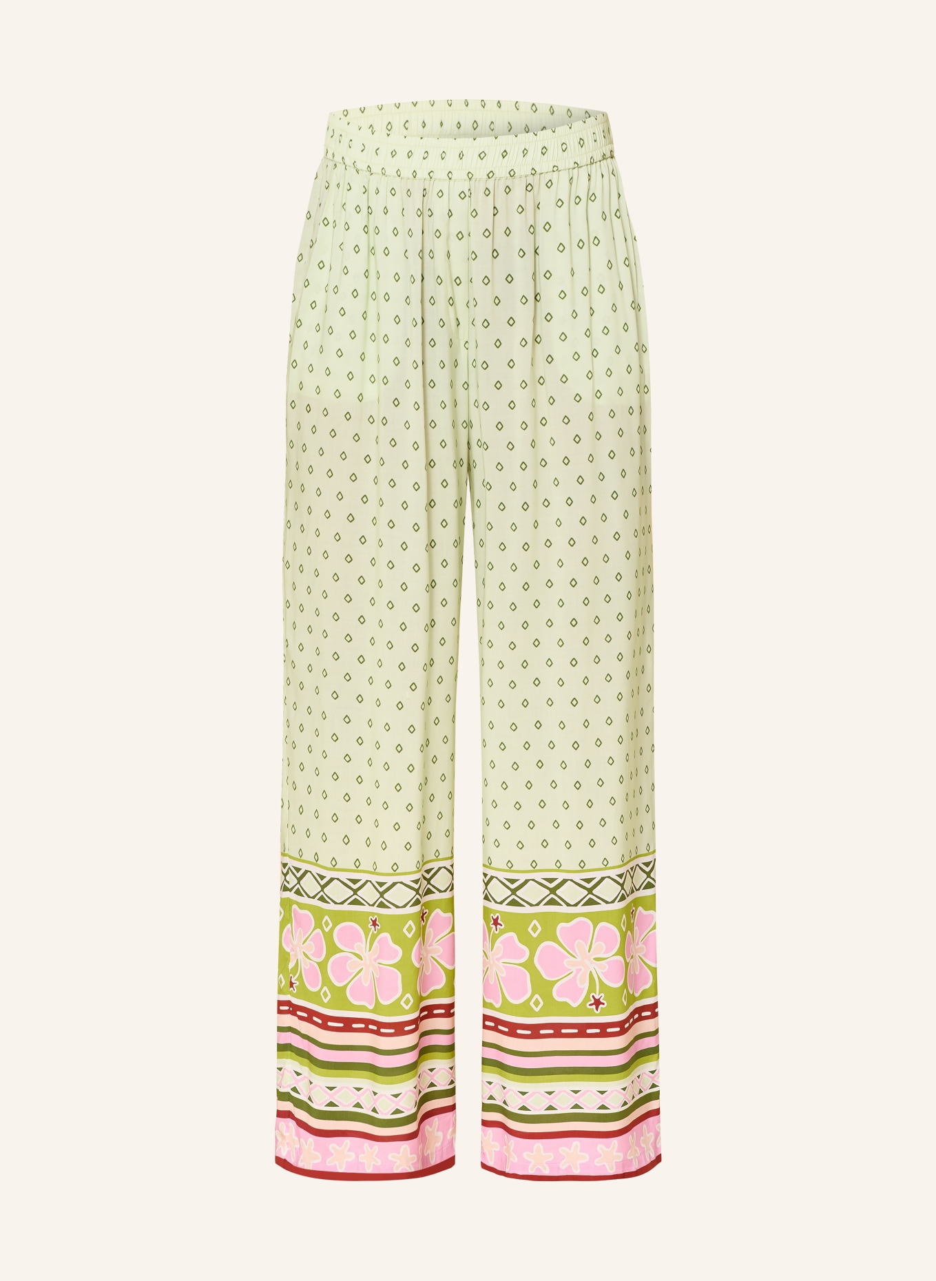 yippie hippie Marlenehose: HELLGRÜN / ROSA / GRÜN