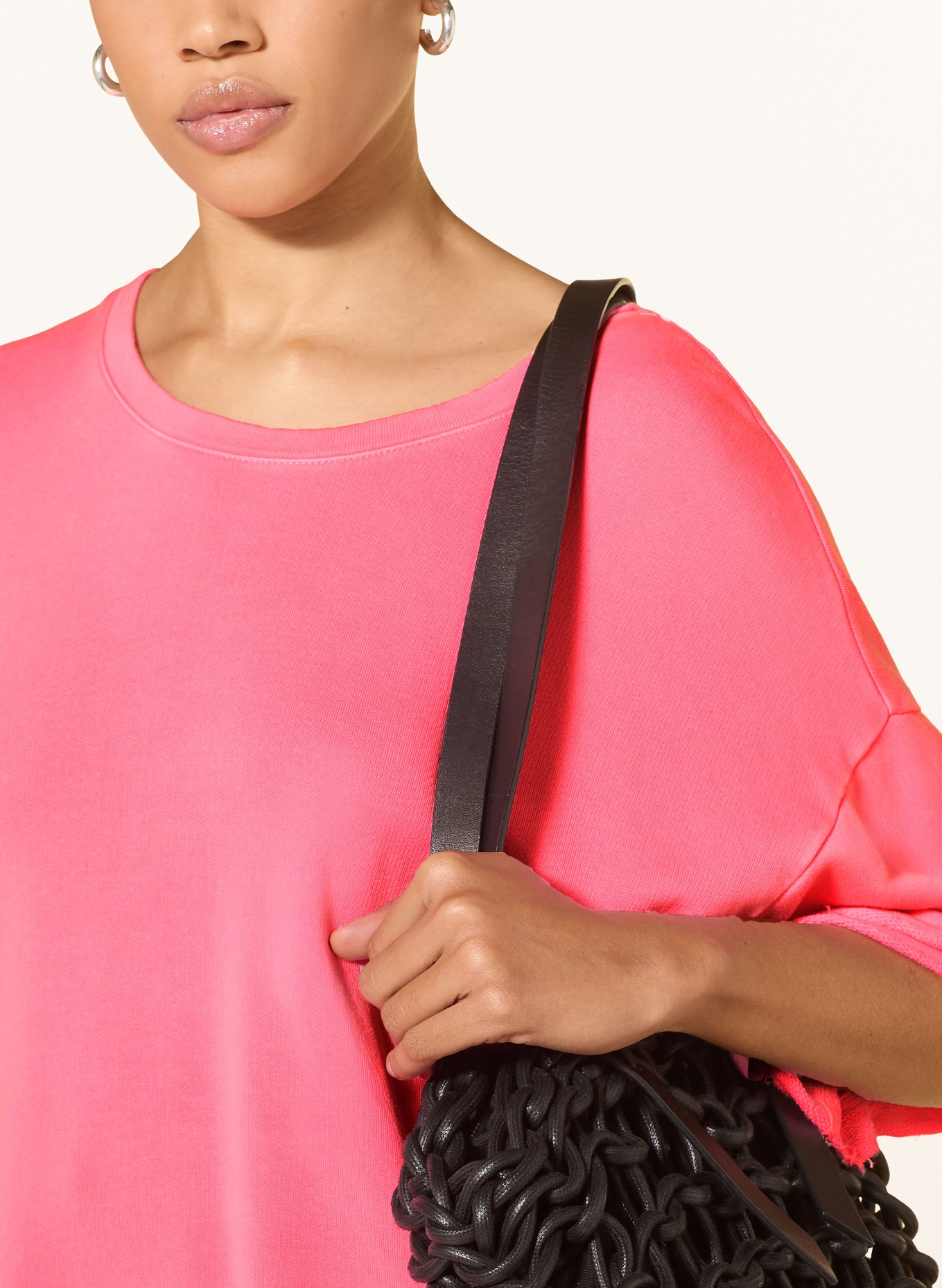 yippie hippie sweatshirt: NEON PINK