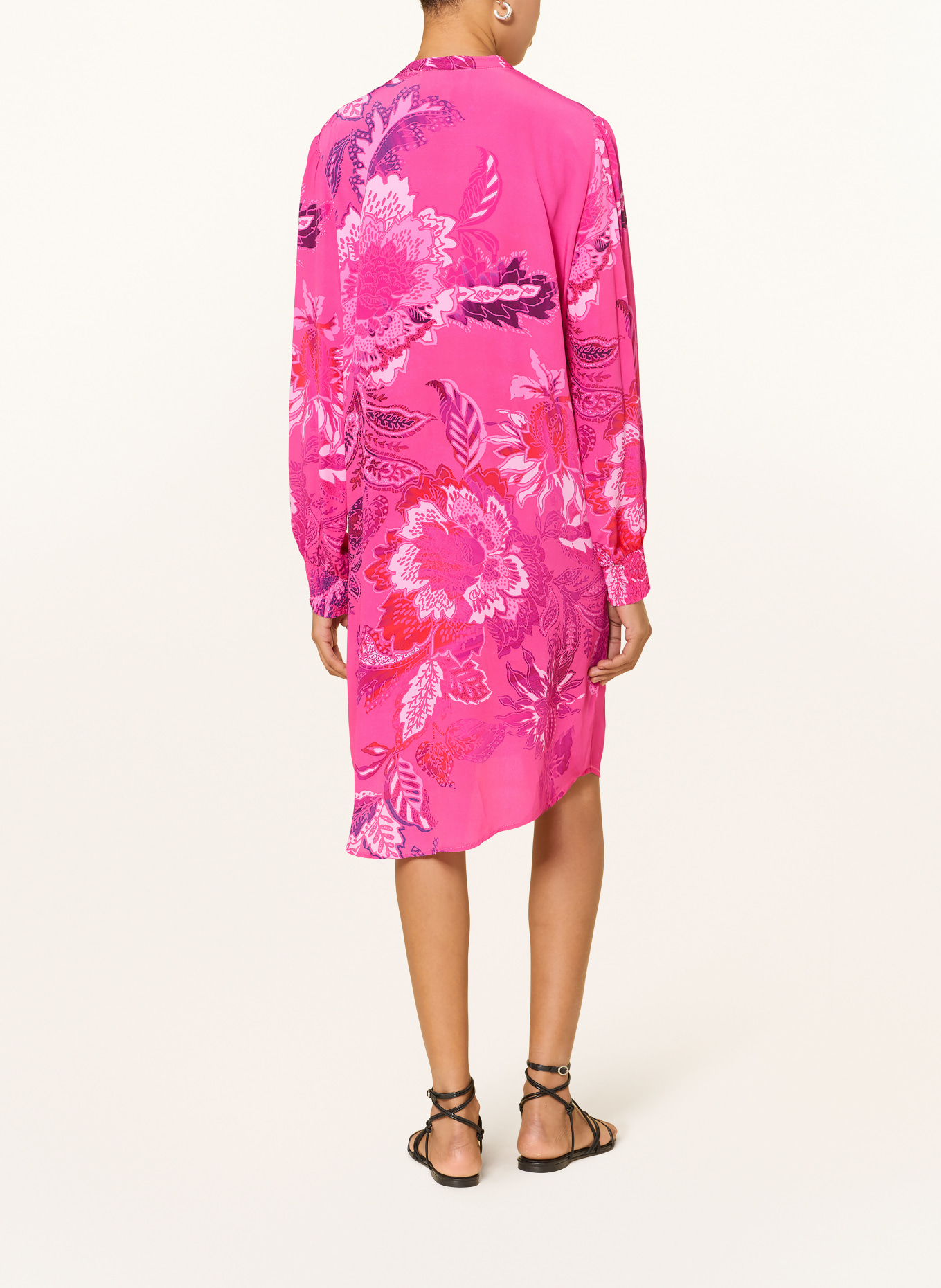 yippie hippie dress: NEON PINK / PINK / DARK PURPLE