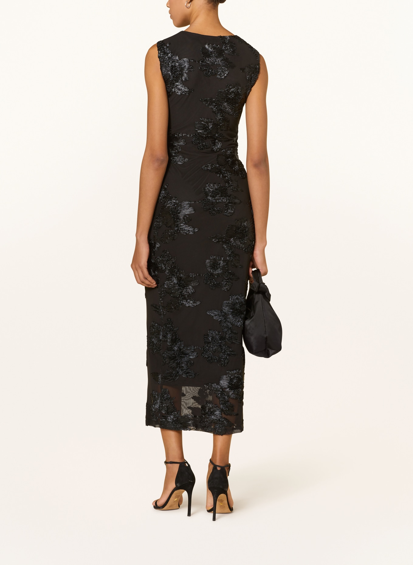 NEO NOIR Mesh-Kleid TIRANNA: SCHWARZ