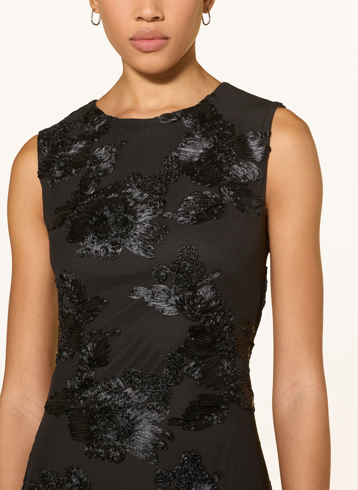 NEO NOIR Mesh-Kleid TIRANNA: SCHWARZ