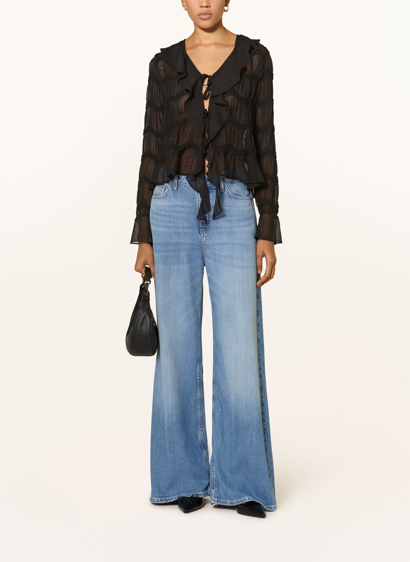 NEO NOIR Bluse ANIKA: SCHWARZ