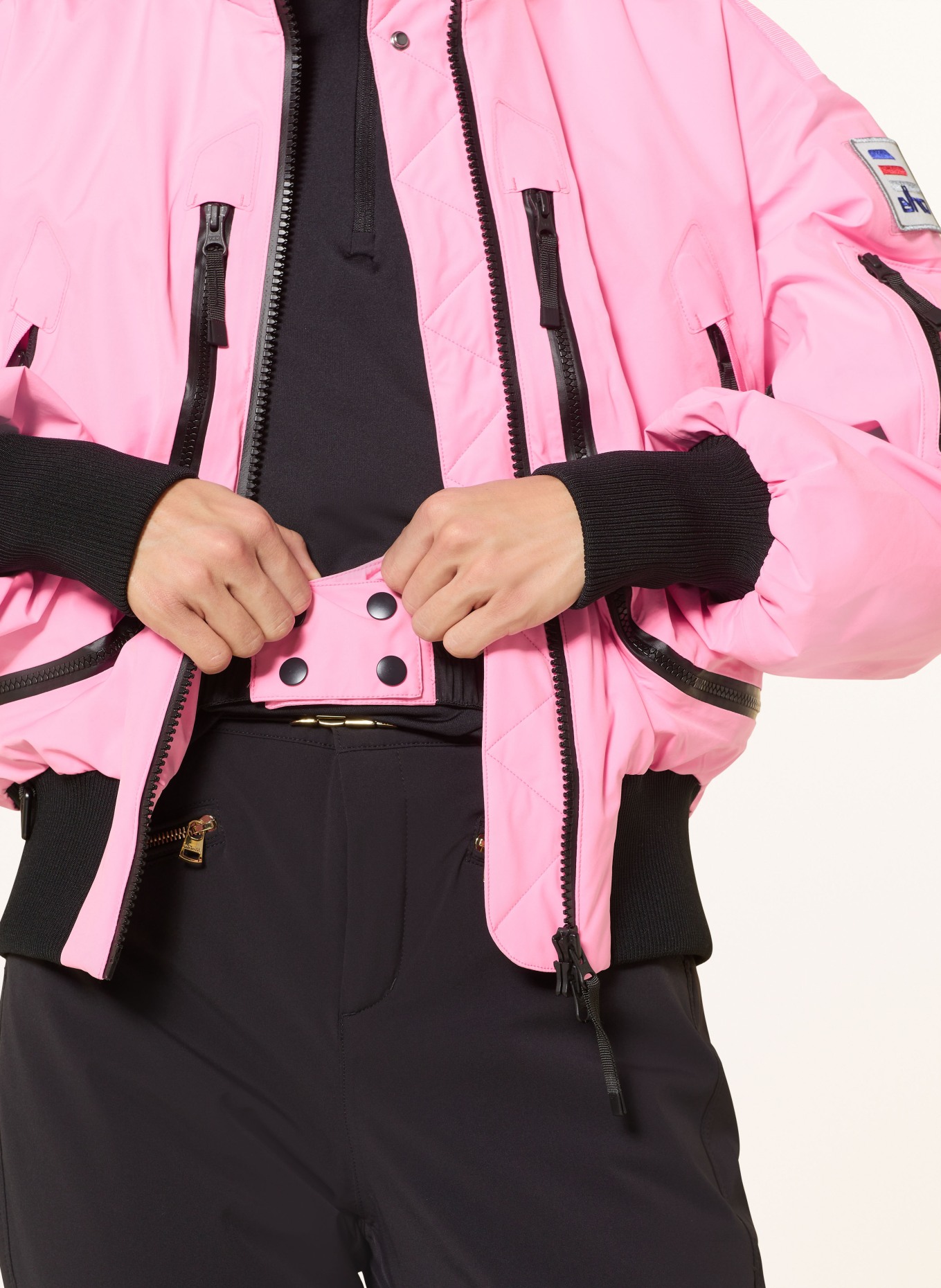 elho Skijacke NOVA: ROSA / SCHWARZ