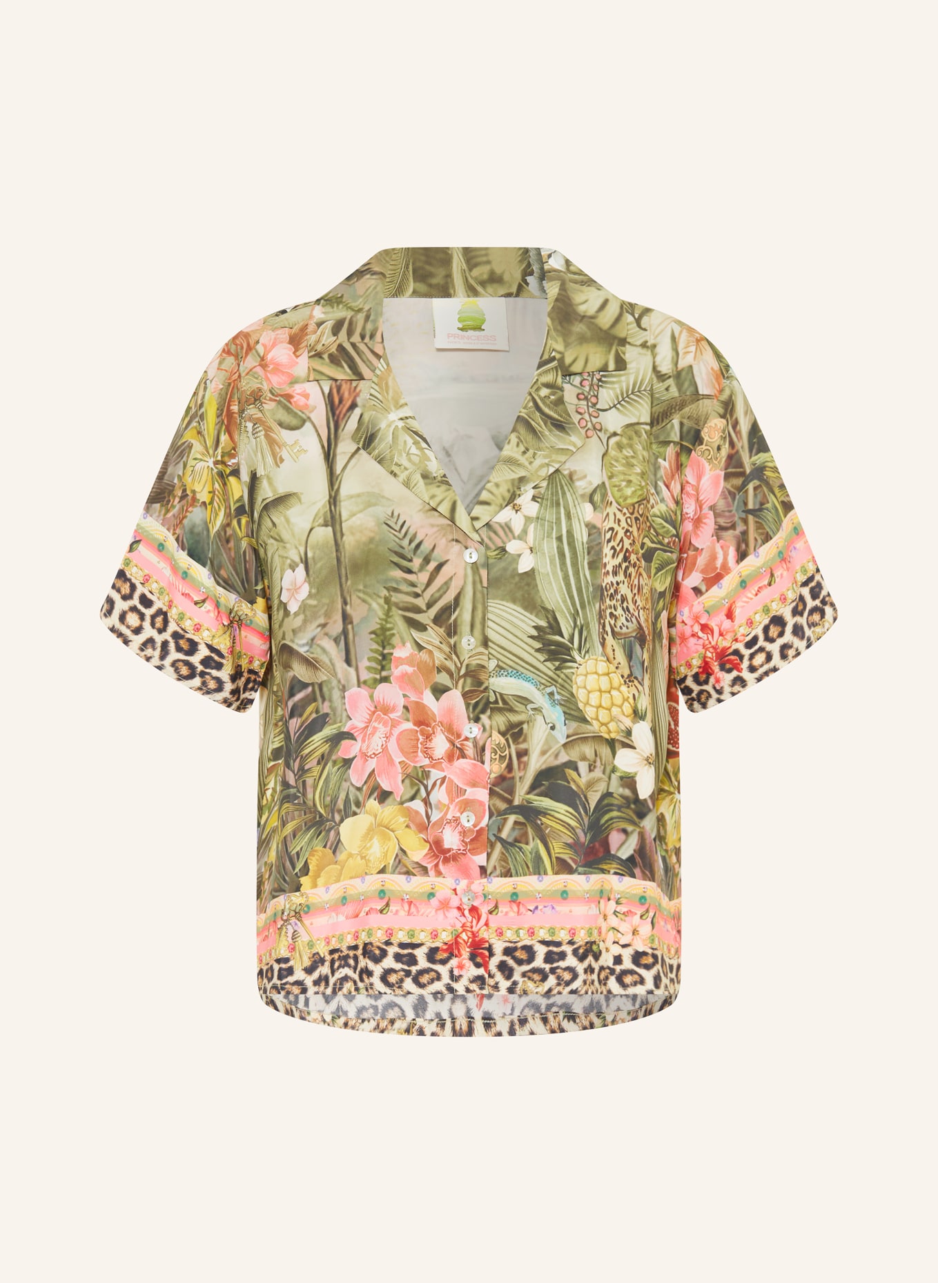 Princess GOES HOLLYWOOD Bluse: GRÜN / ROSÉ / GELB