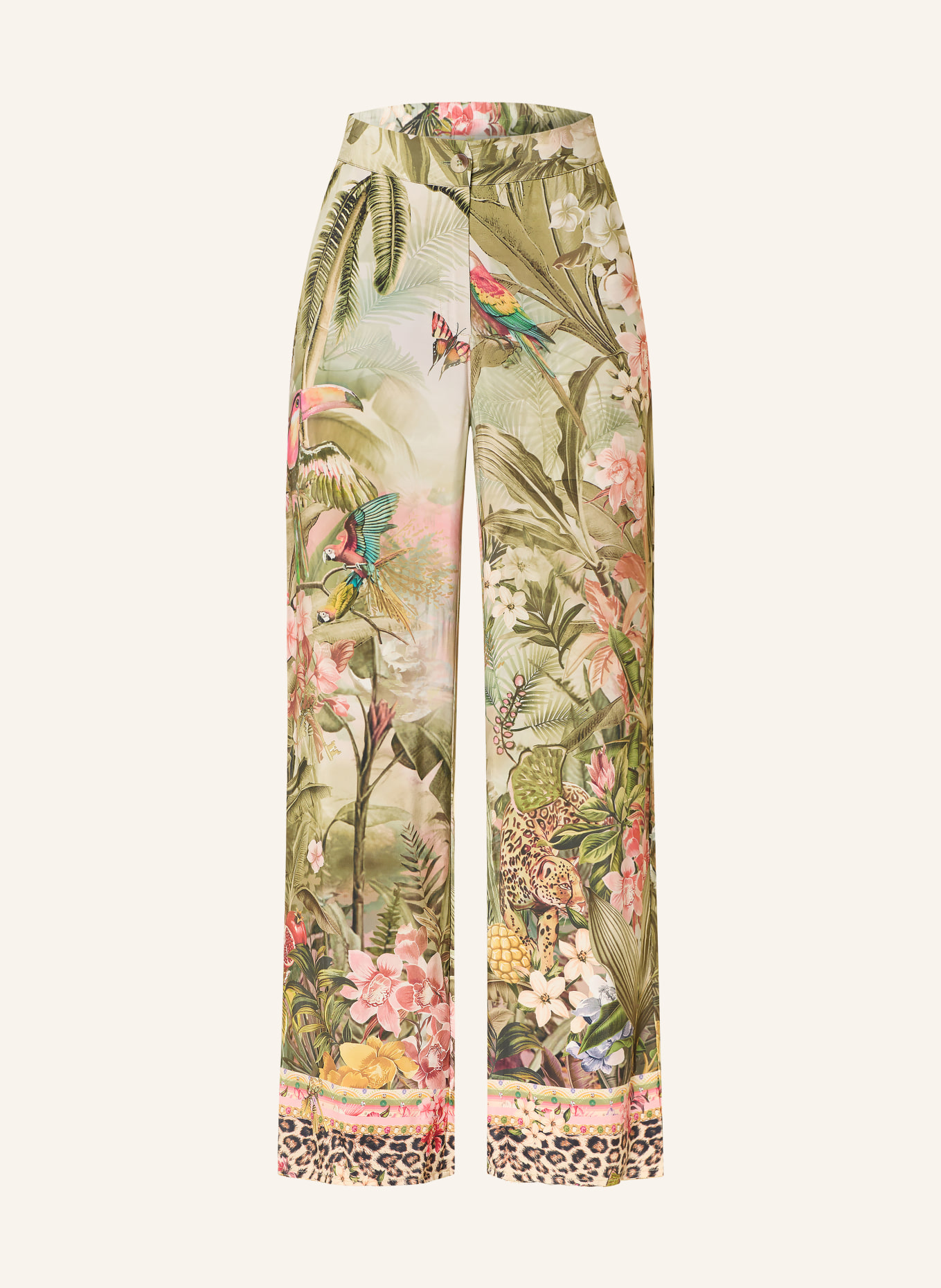 Princess GOES HOLLYWOOD marlene pants: LIGHT GREEN / ROSE / DARK GREEN