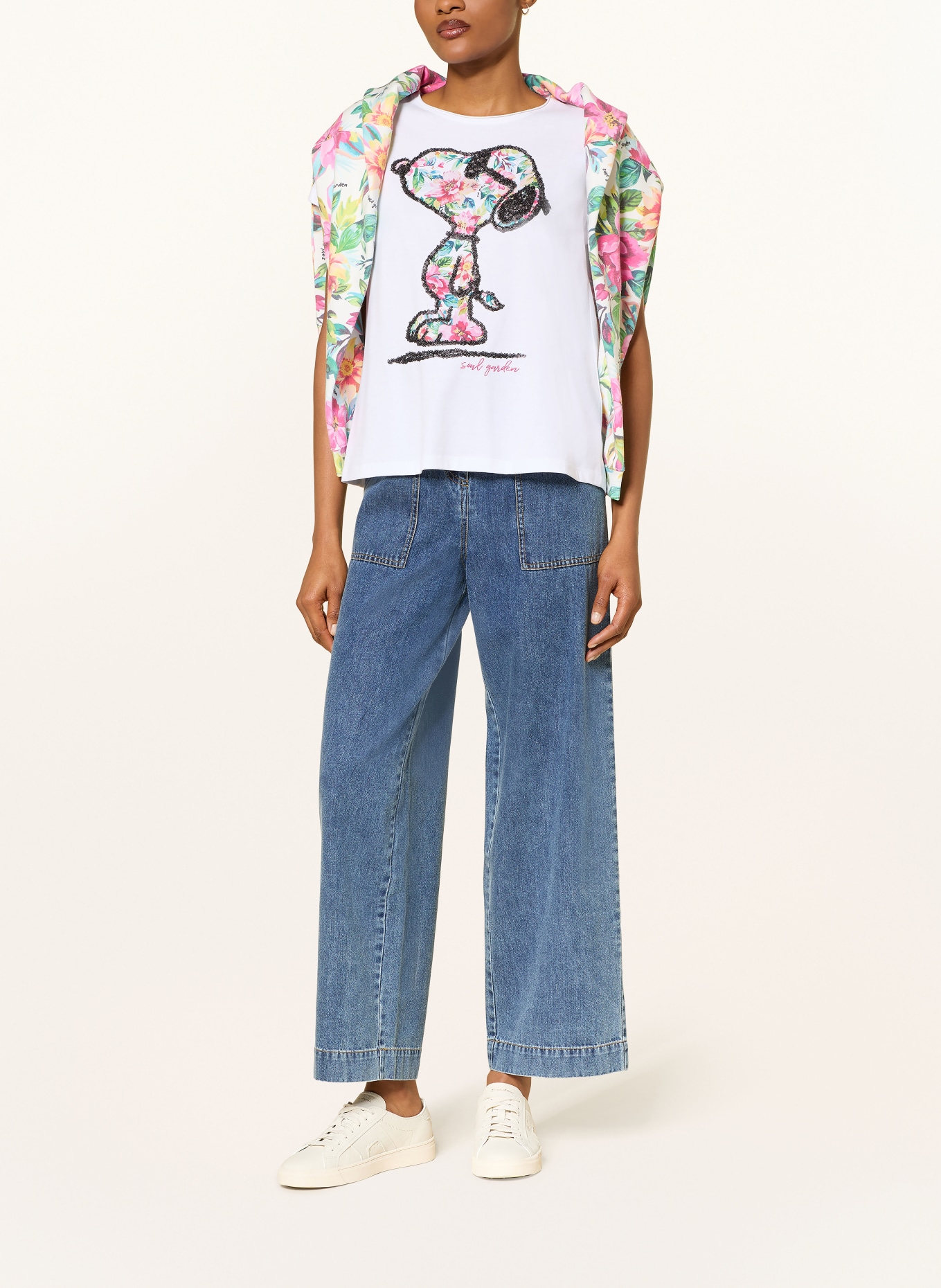 Princess GOES HOLLYWOOD Paperbag-Jeans: BLAU