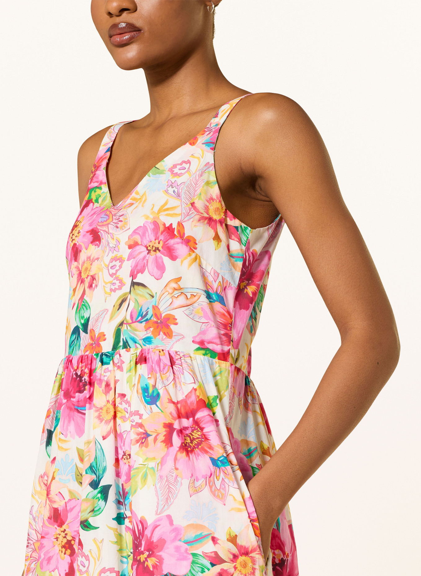 Princess GOES HOLLYWOOD robe: CRÈME / ROSE FUCHSIA / JAUNE